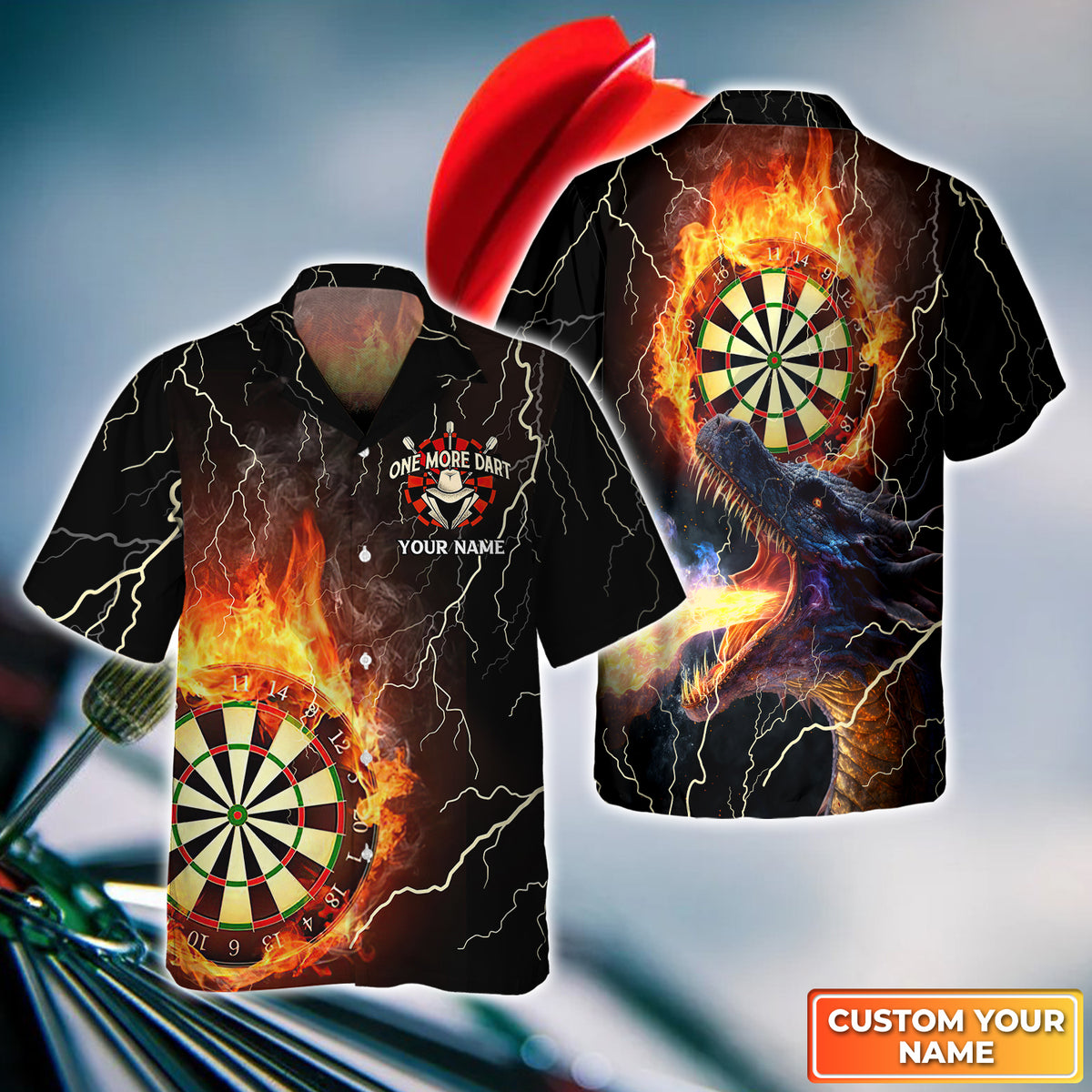 Lasfour Breath Of Thunder Darts Personalized Name, Team Name Unisex 3D Shirt DMA0222