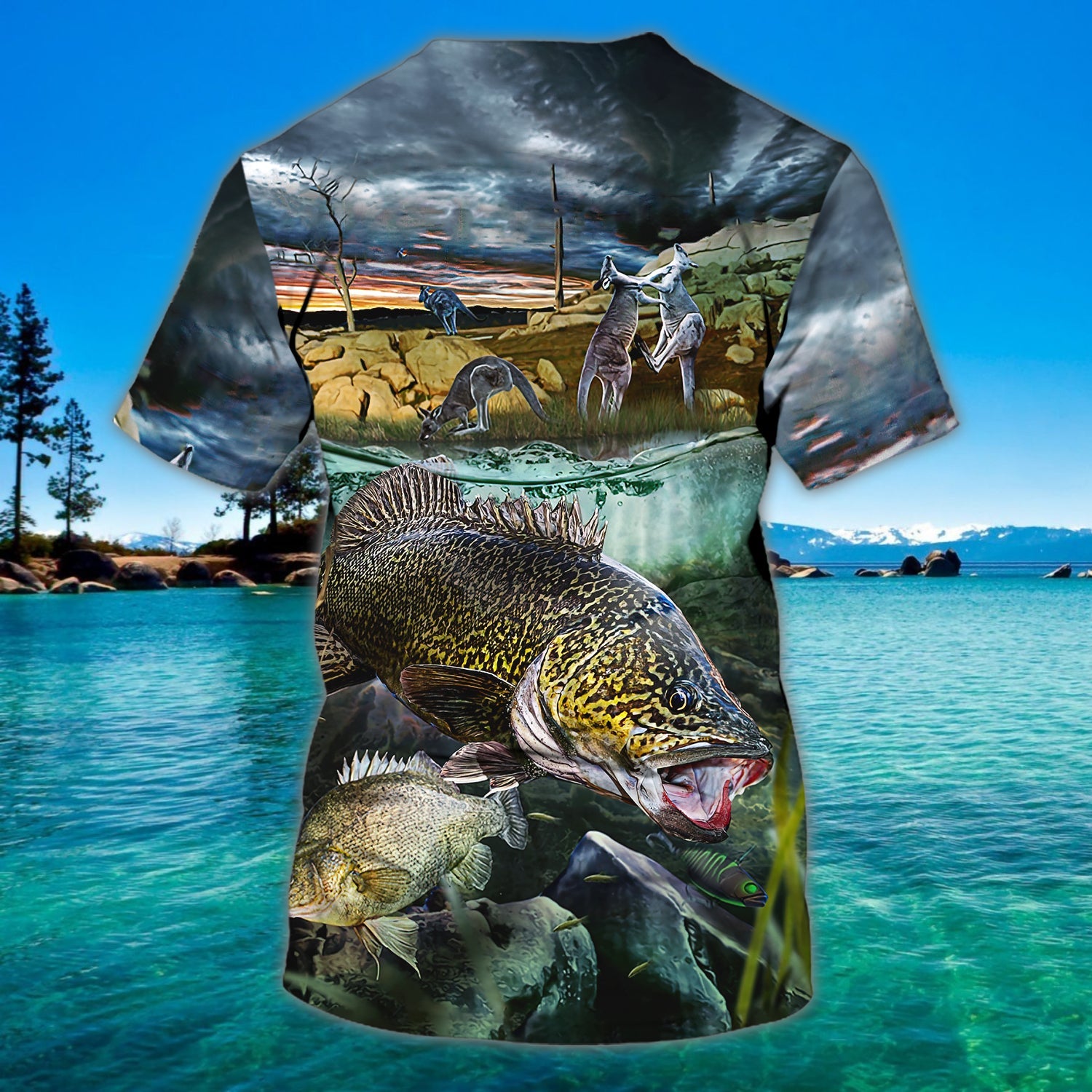 Fishing Personalized Name 3D T Shirt 190, Nvc97