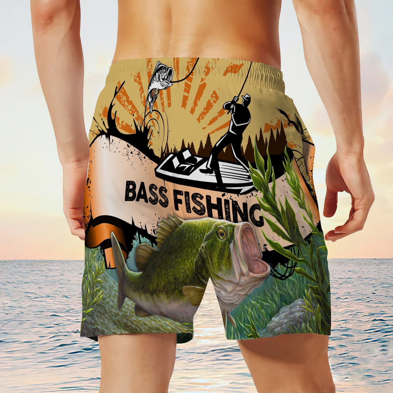 Bass Fishing Board Shorts