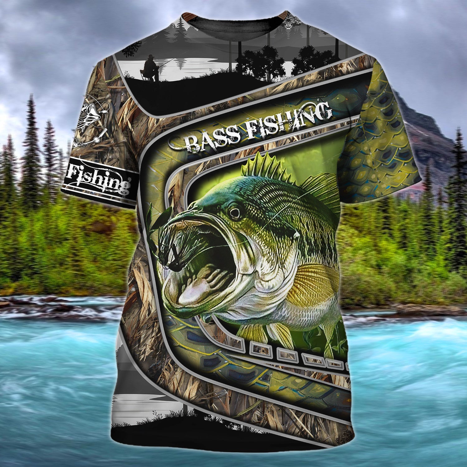 Bass Fishing S1 3D Full Print