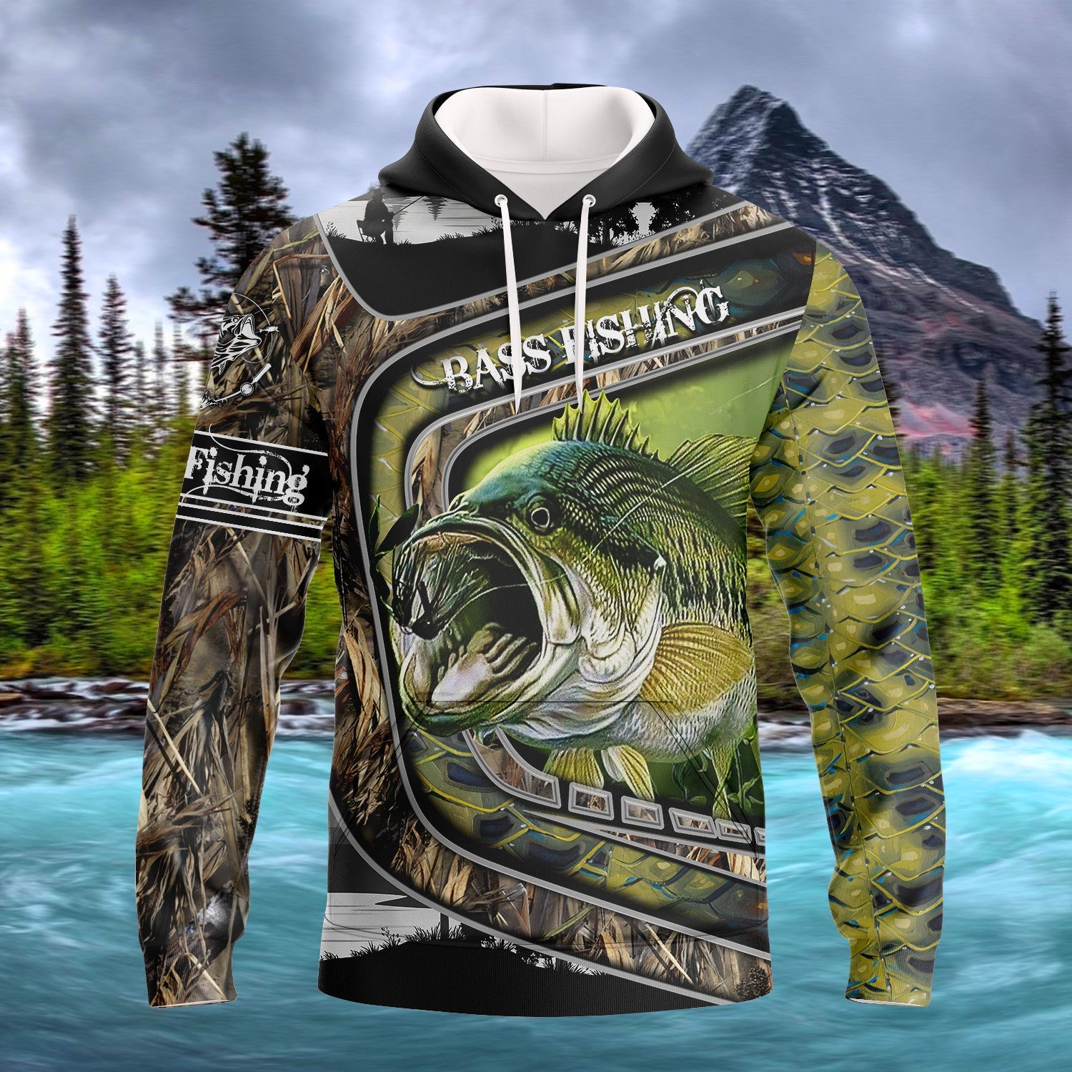 Bass Fishing S1 3D Full Print