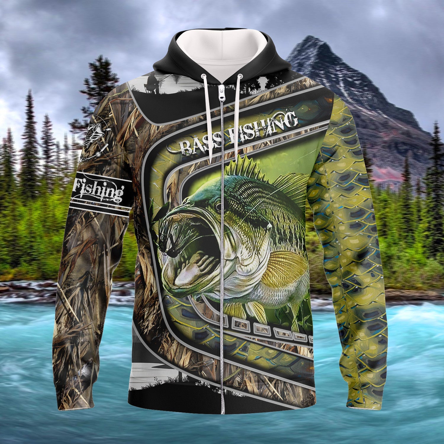 Bass Fishing S1 3D Full Print