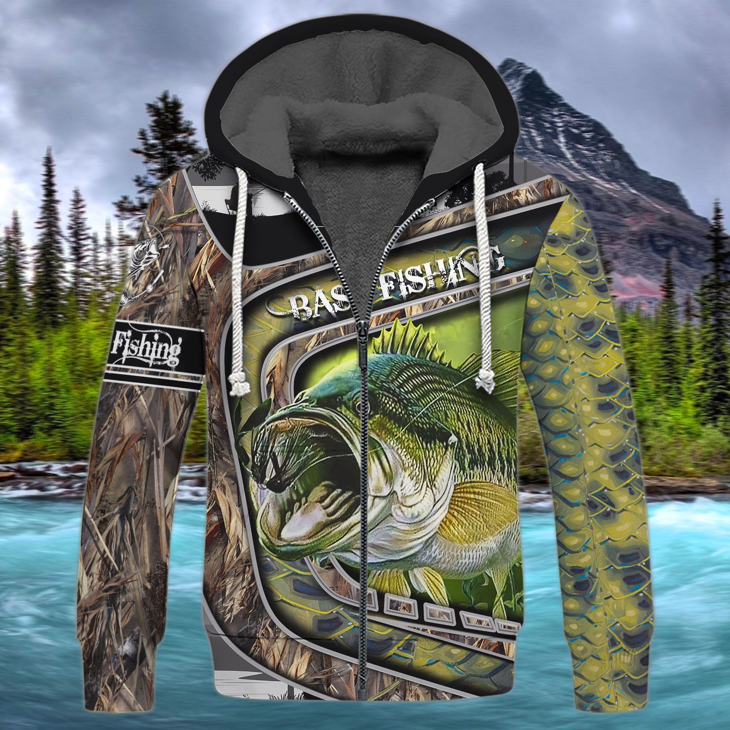 Bass Fishing S1 3D Full Print