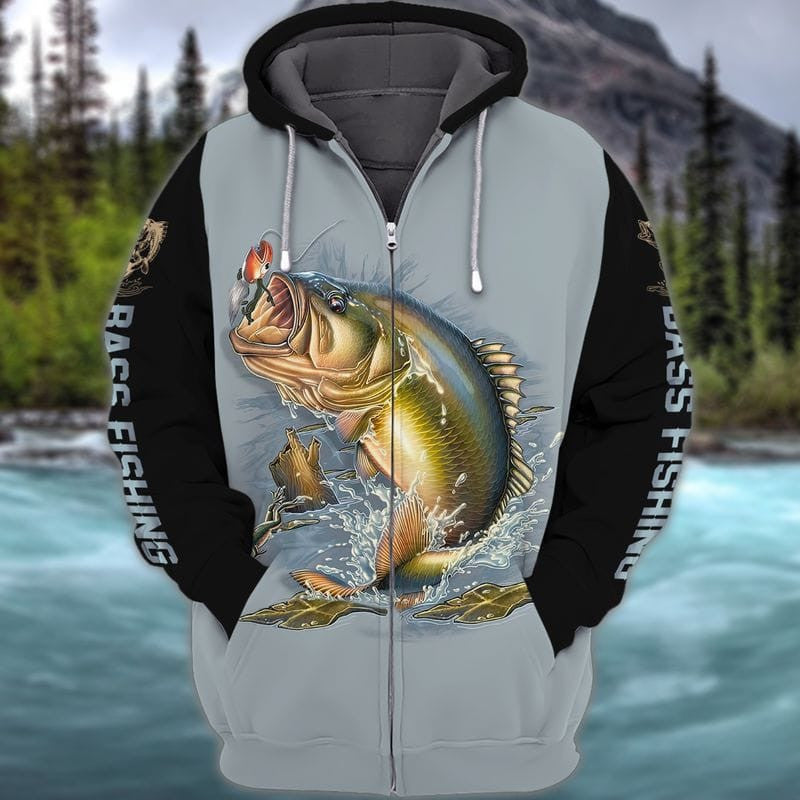 3D Zipper Hoodie/S