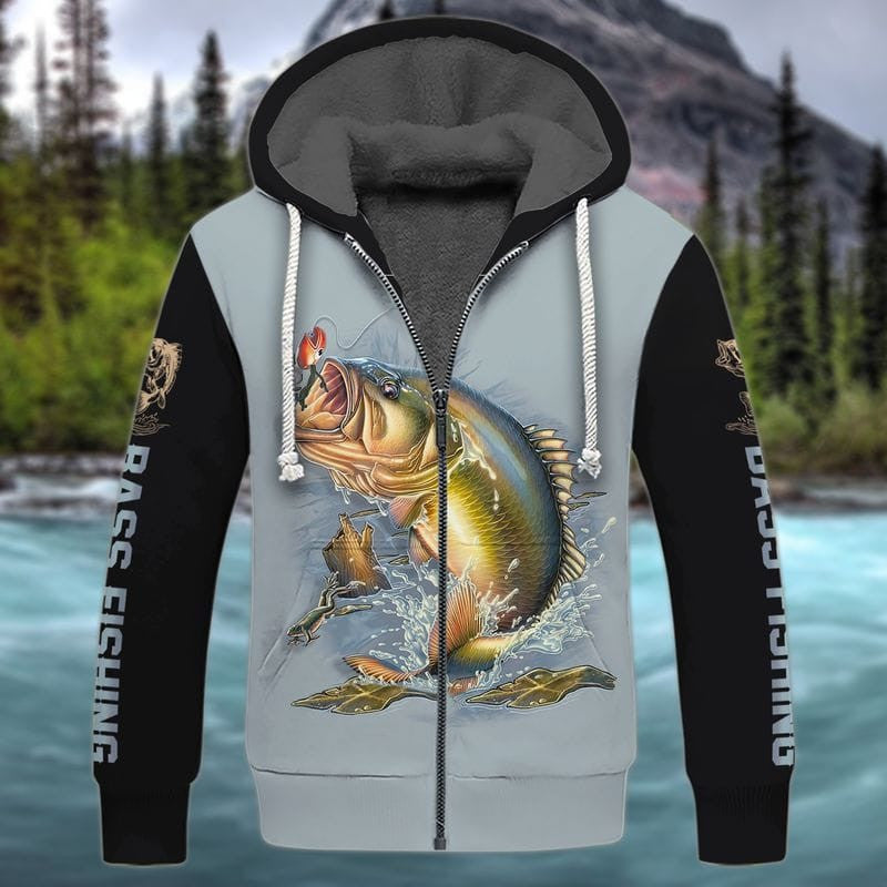 3D Fleece Zipper/S