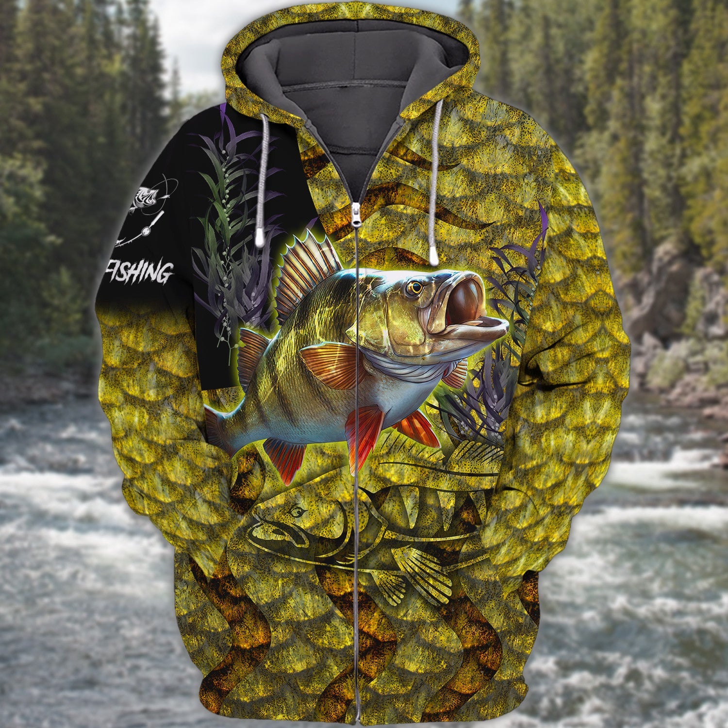 Bass Fishing 3D Full Print