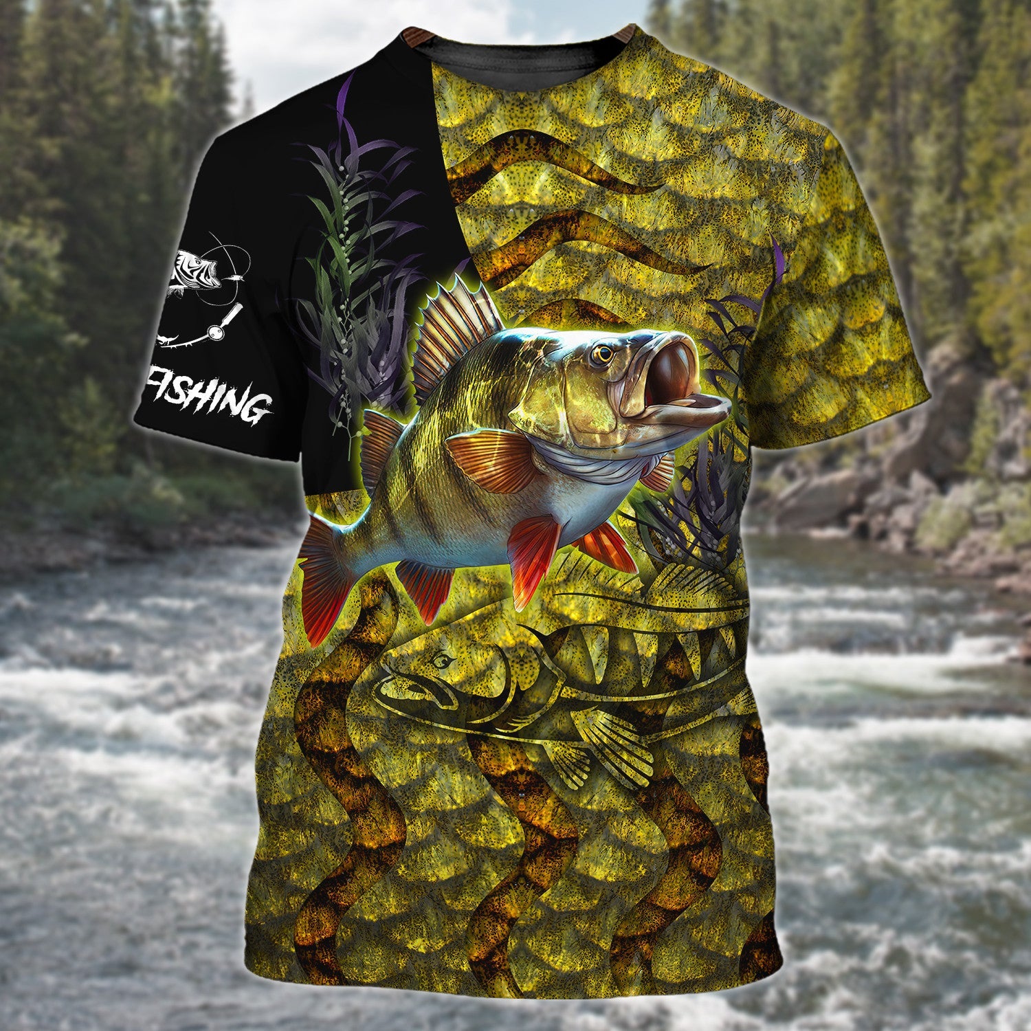 Bass Fishing 3D Full Print