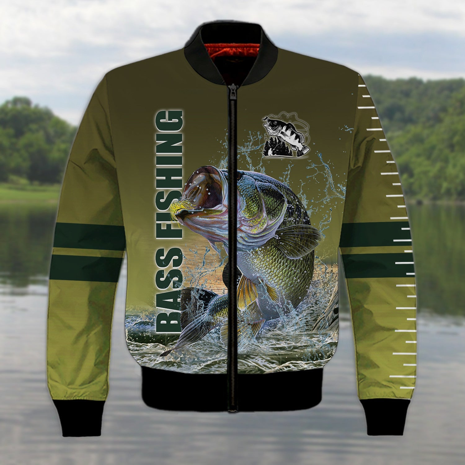 Bass Fishing 3D Full Print