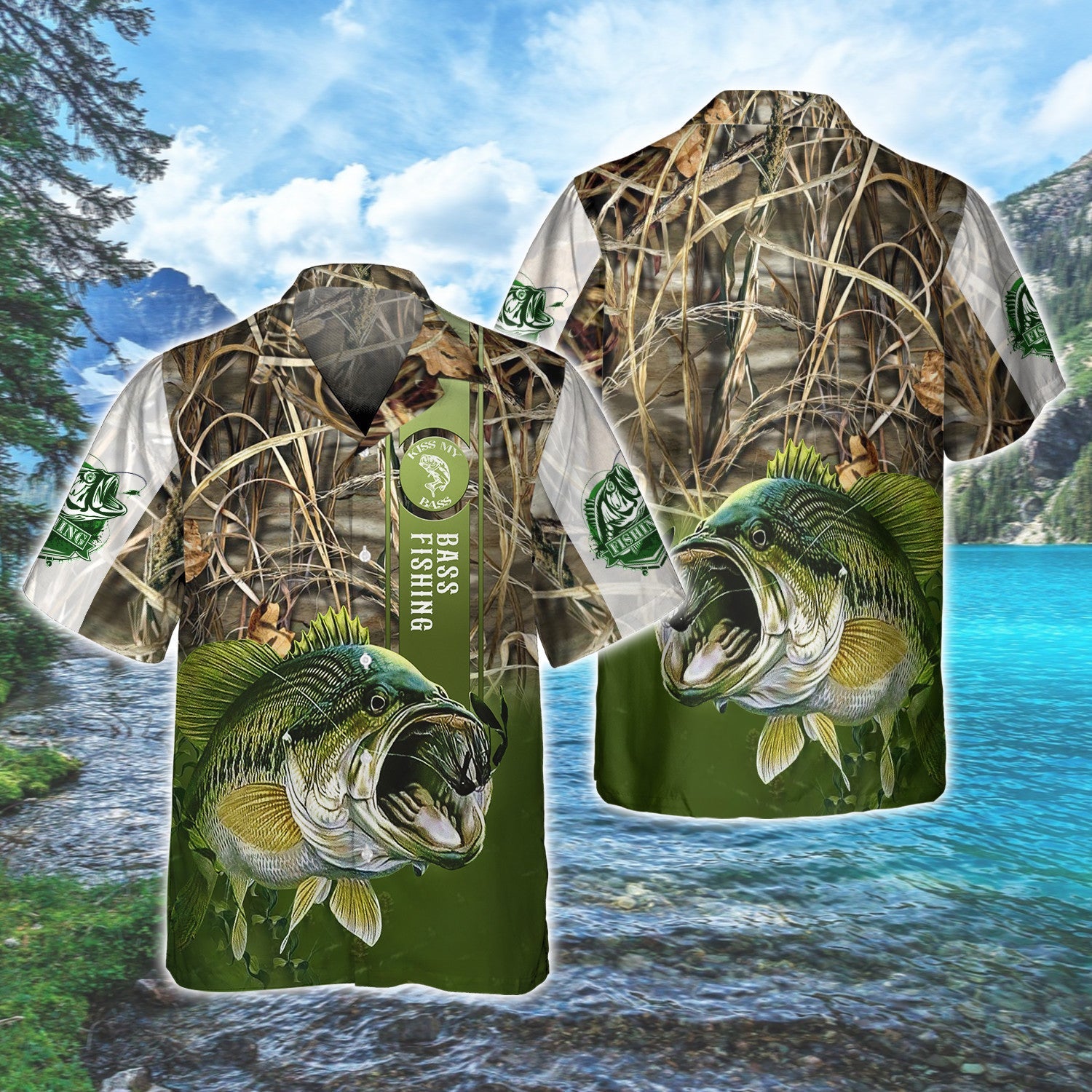 Bass Fishing C1 3D Full Print