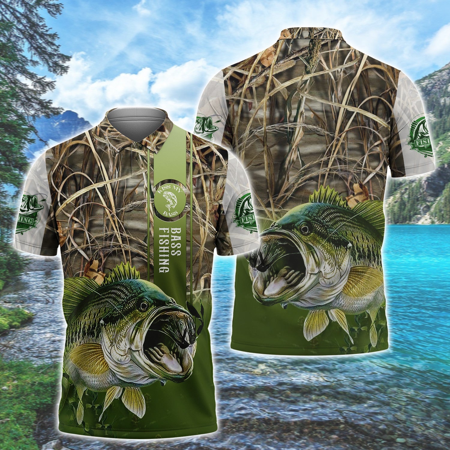 Bass Fishing C1 3D Full Print