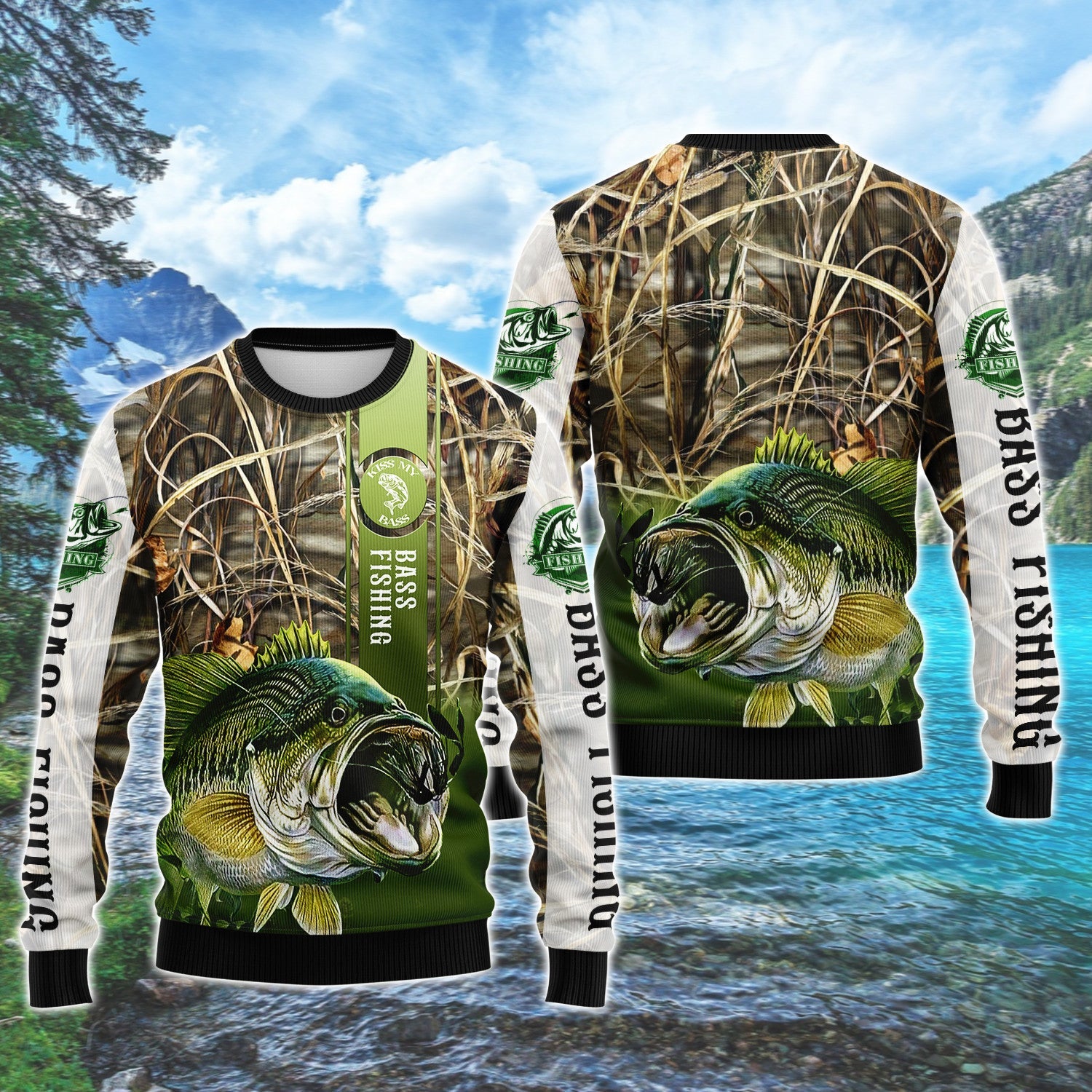 Bass Fishing C1 3D Full Print