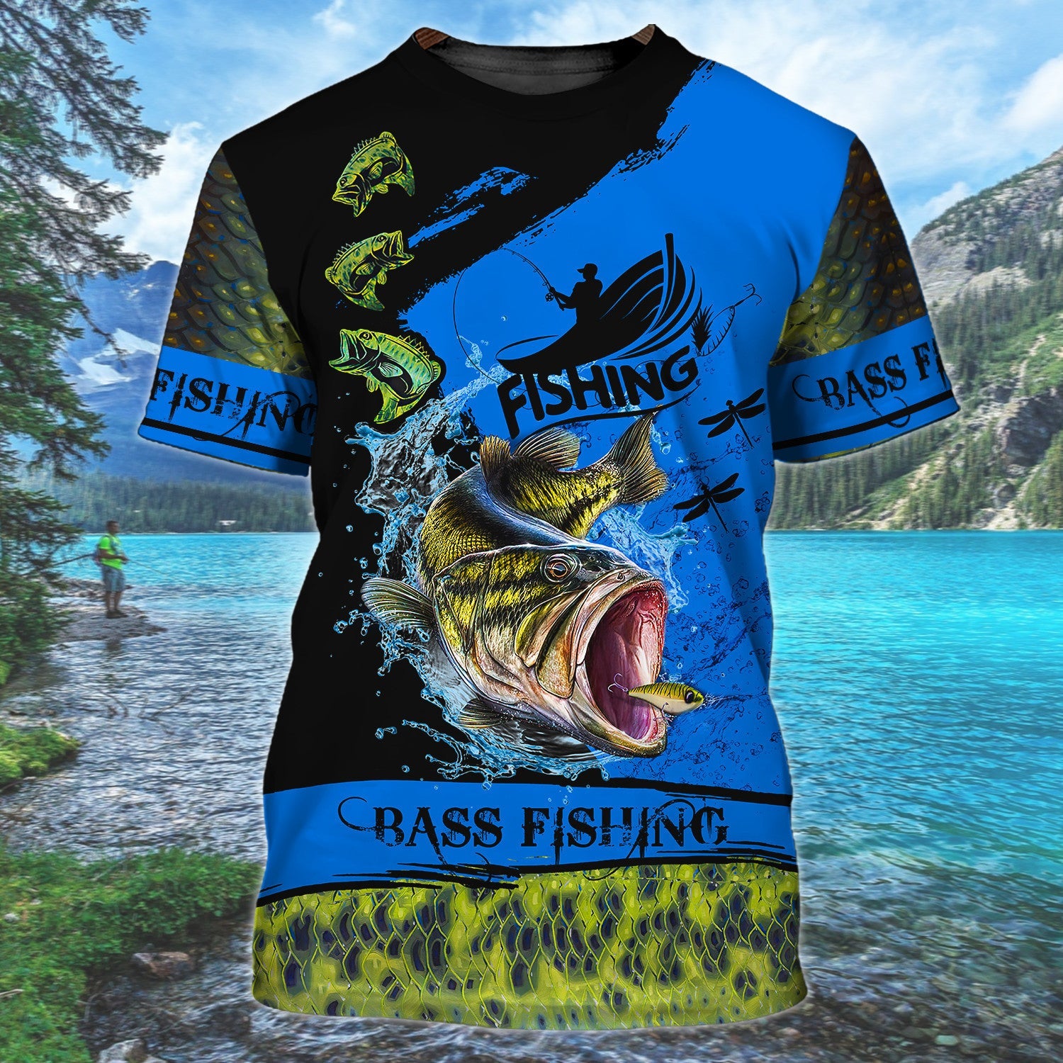Bass Fishing C2 3D Full Print