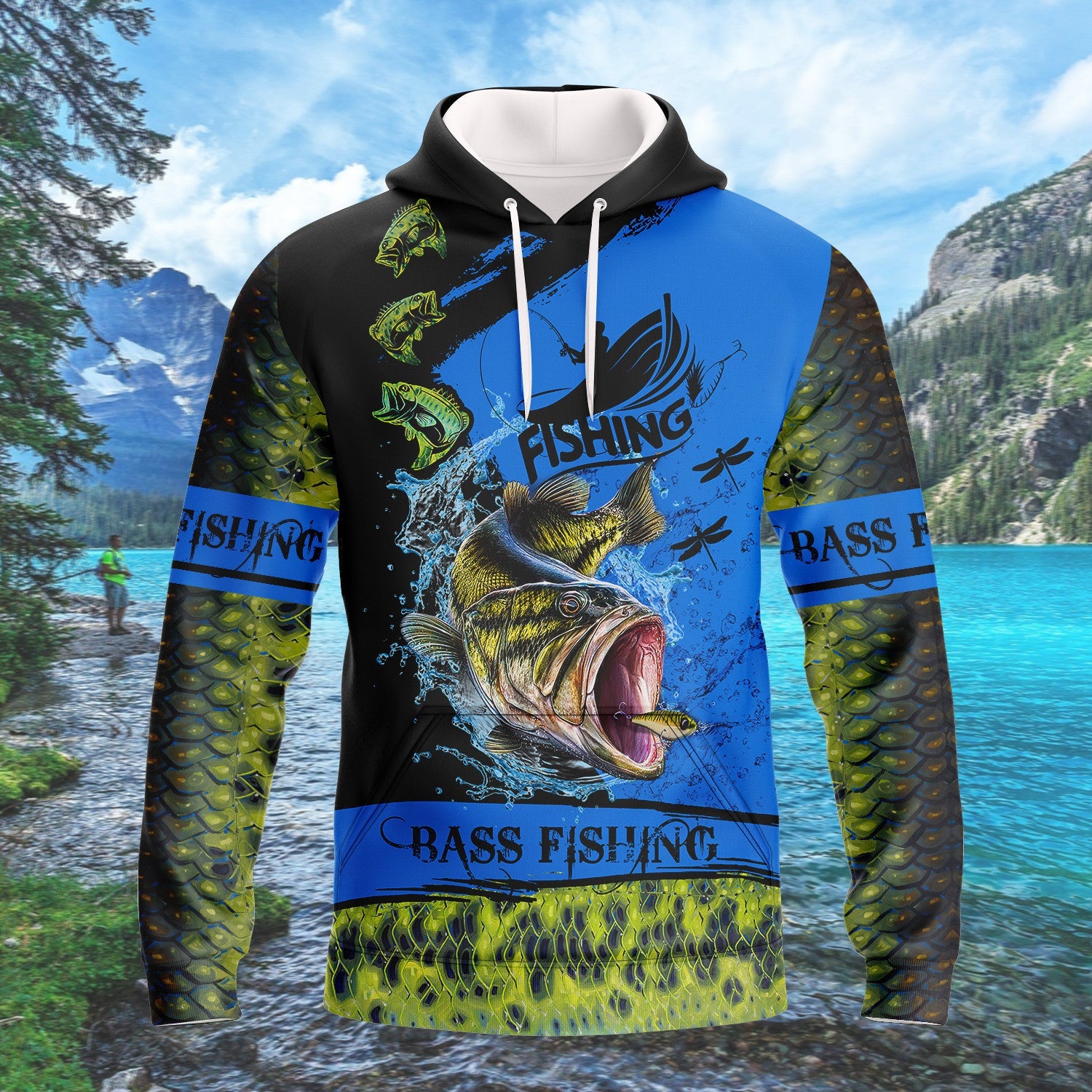 Bass Fishing C2 3D Full Print