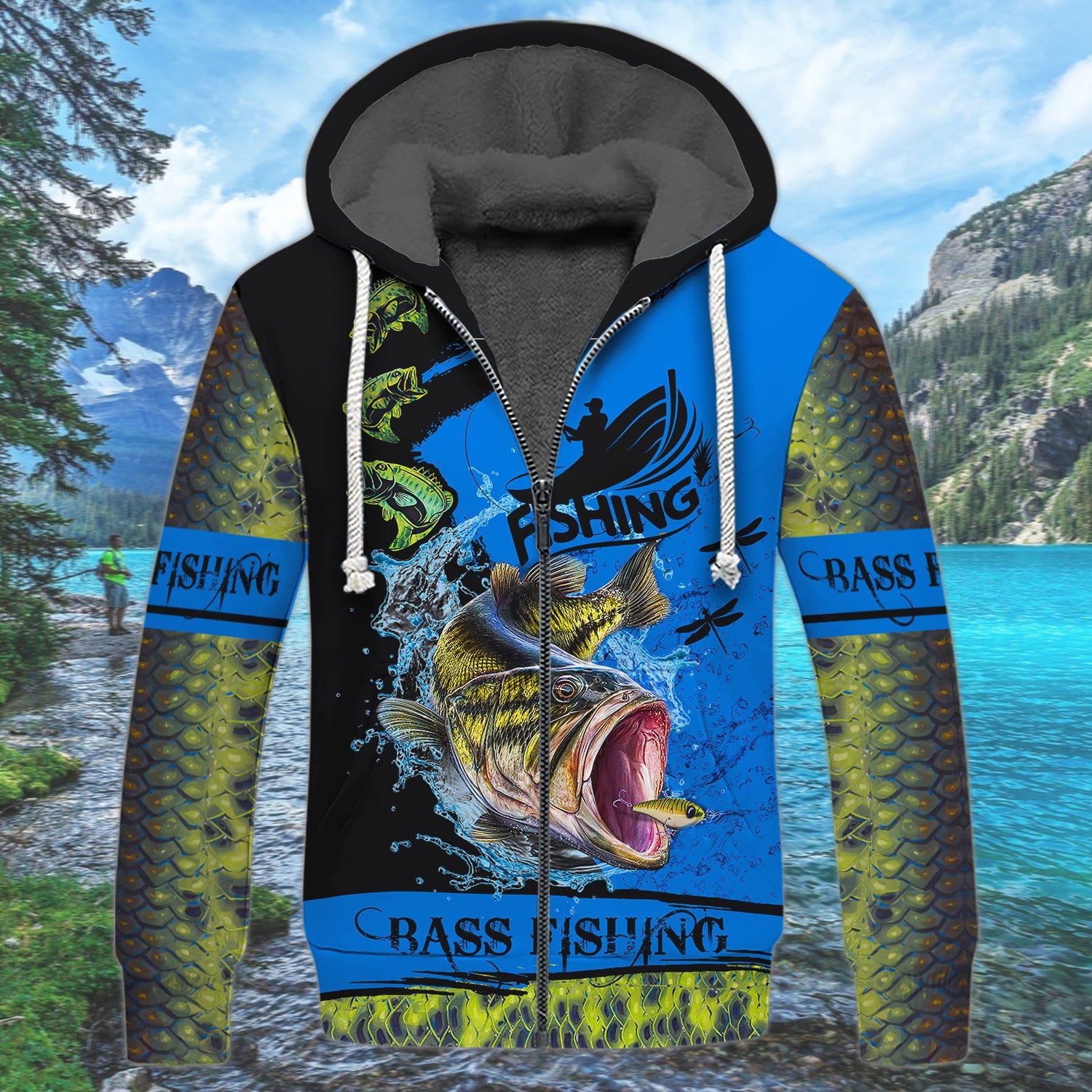 Bass Fishing C2 3D Full Print