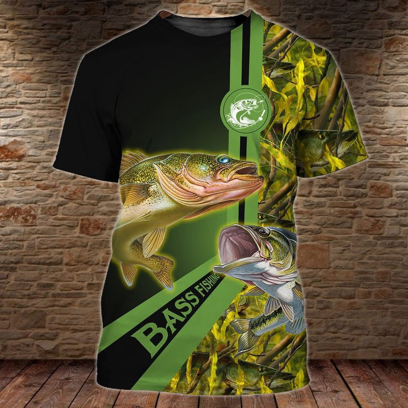 Bass Fishing 3D Shirts