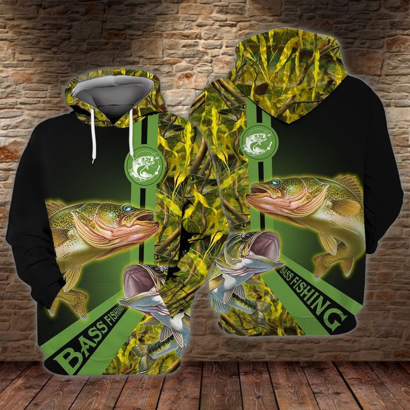Bass Fishing 3D Shirts