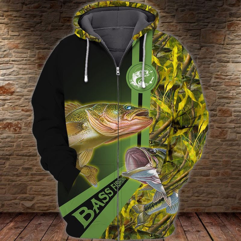 Bass Fishing 3D Shirts