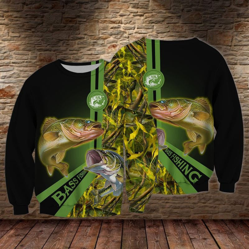 Bass Fishing 3D Shirts