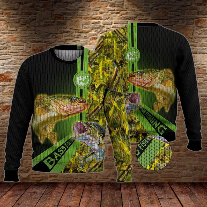 Bass Fishing 3D Shirts