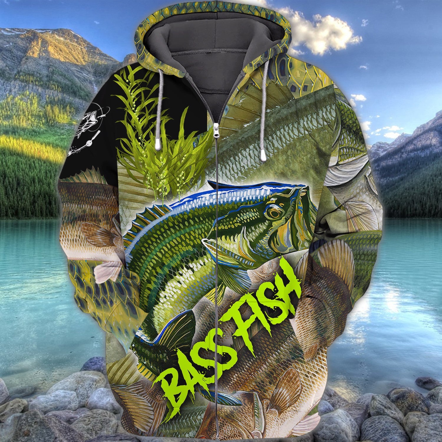 Bass Fish S99 3D Full Print