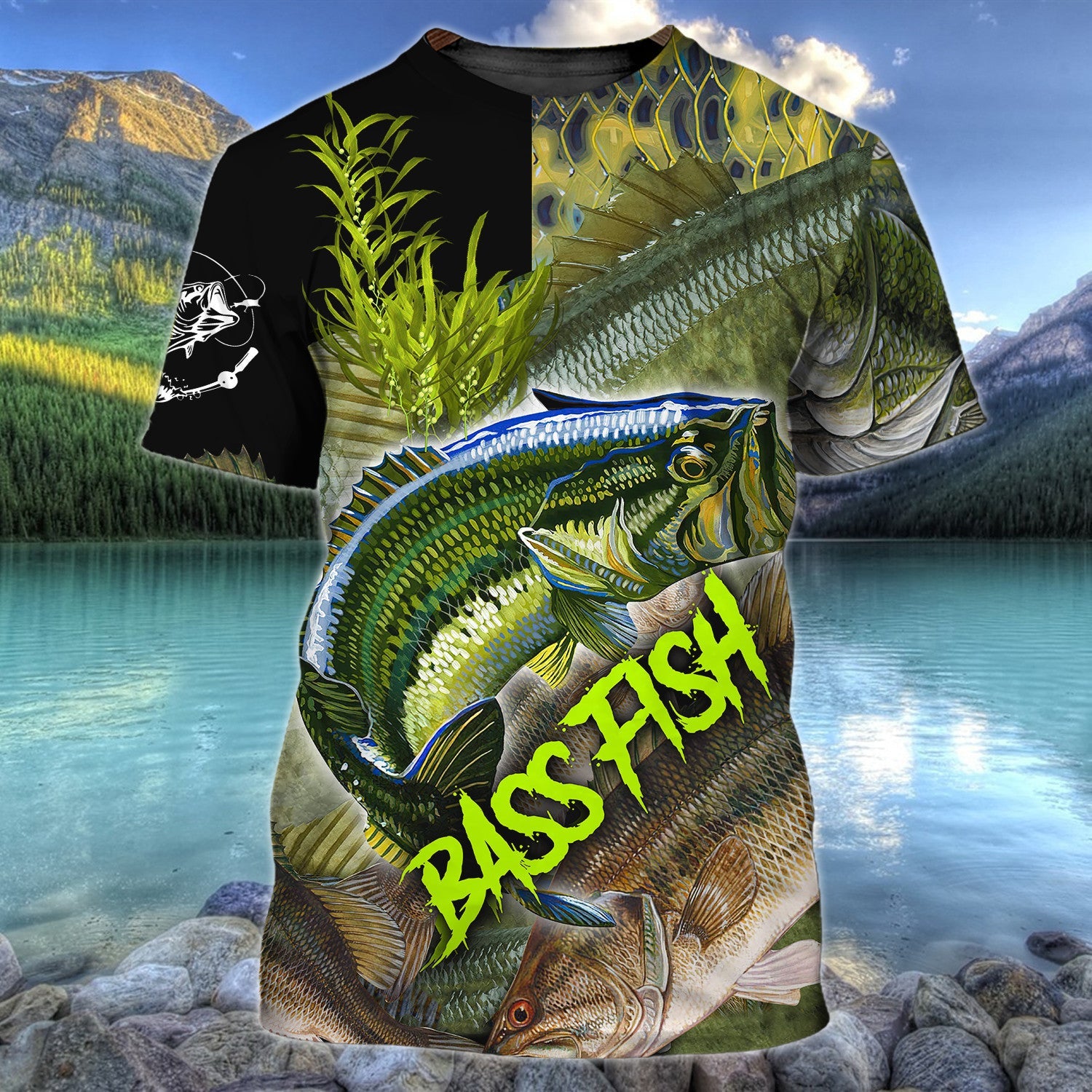 Bass Fish S99 3D Full Print