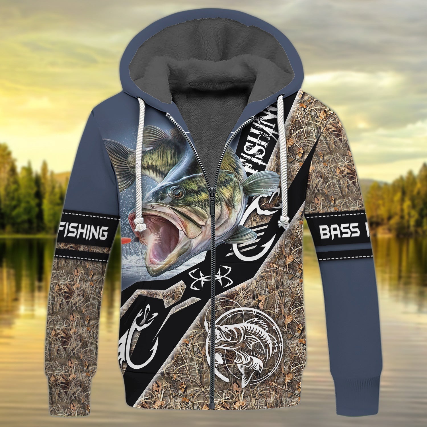 Bass Fishing 3D Shirts For Men and Women Hoodie Tshirt