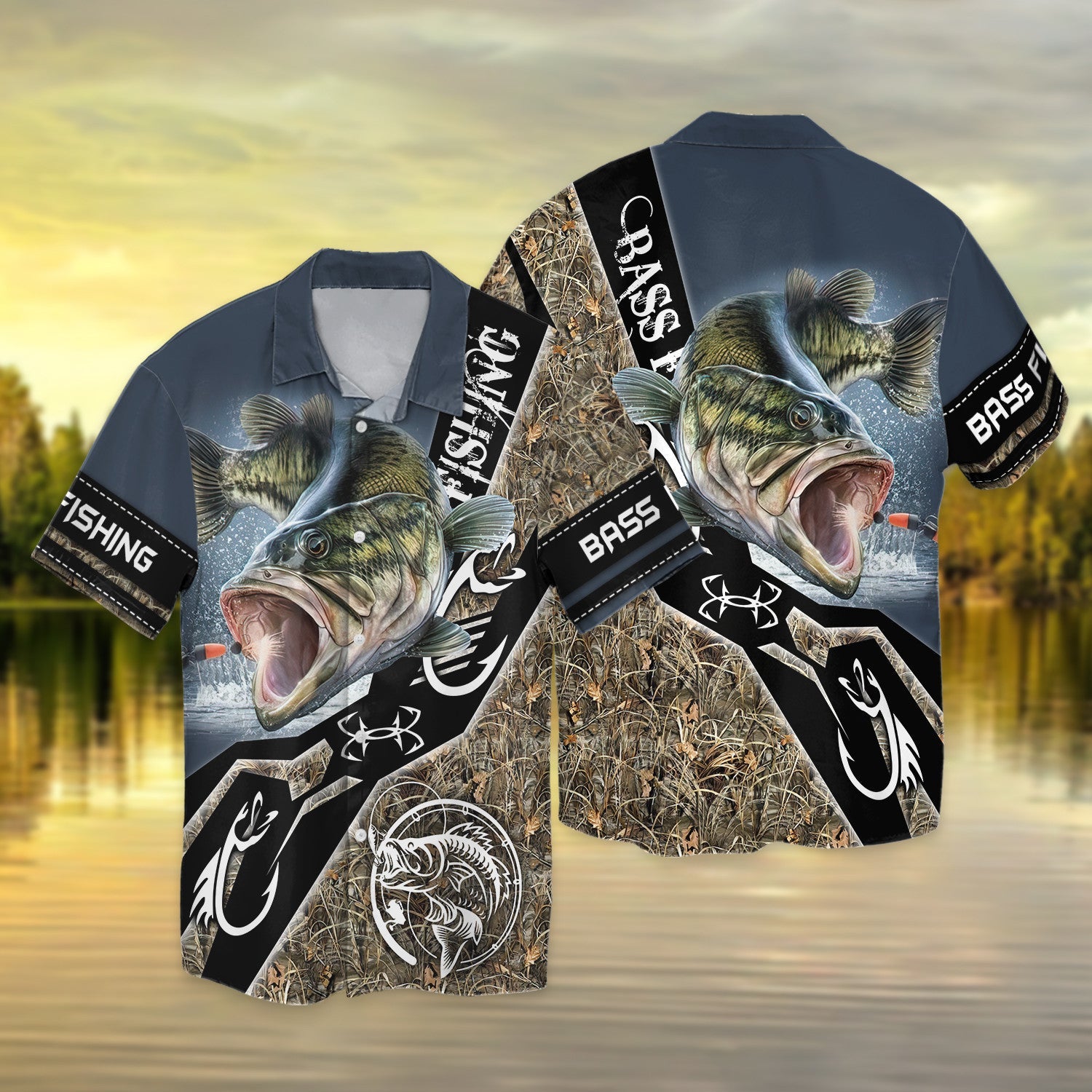 Bass Fishing 3D Shirts For Men and Women Hoodie Tshirt