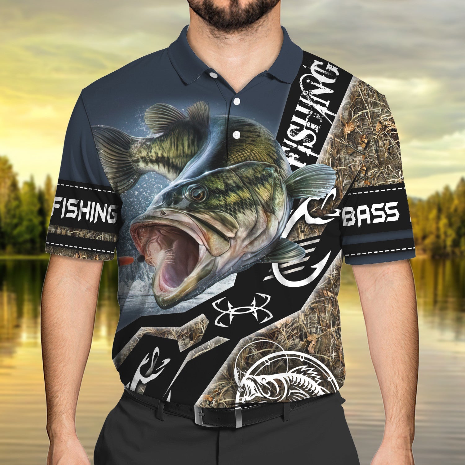 Bass Fishing 3D Shirts For Men and Women Hoodie Tshirt
