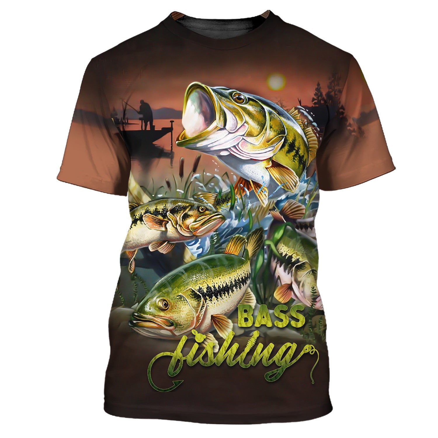 Bass Fishing Shirt Fish 3D Printed Fishing Hoodie Tshirt