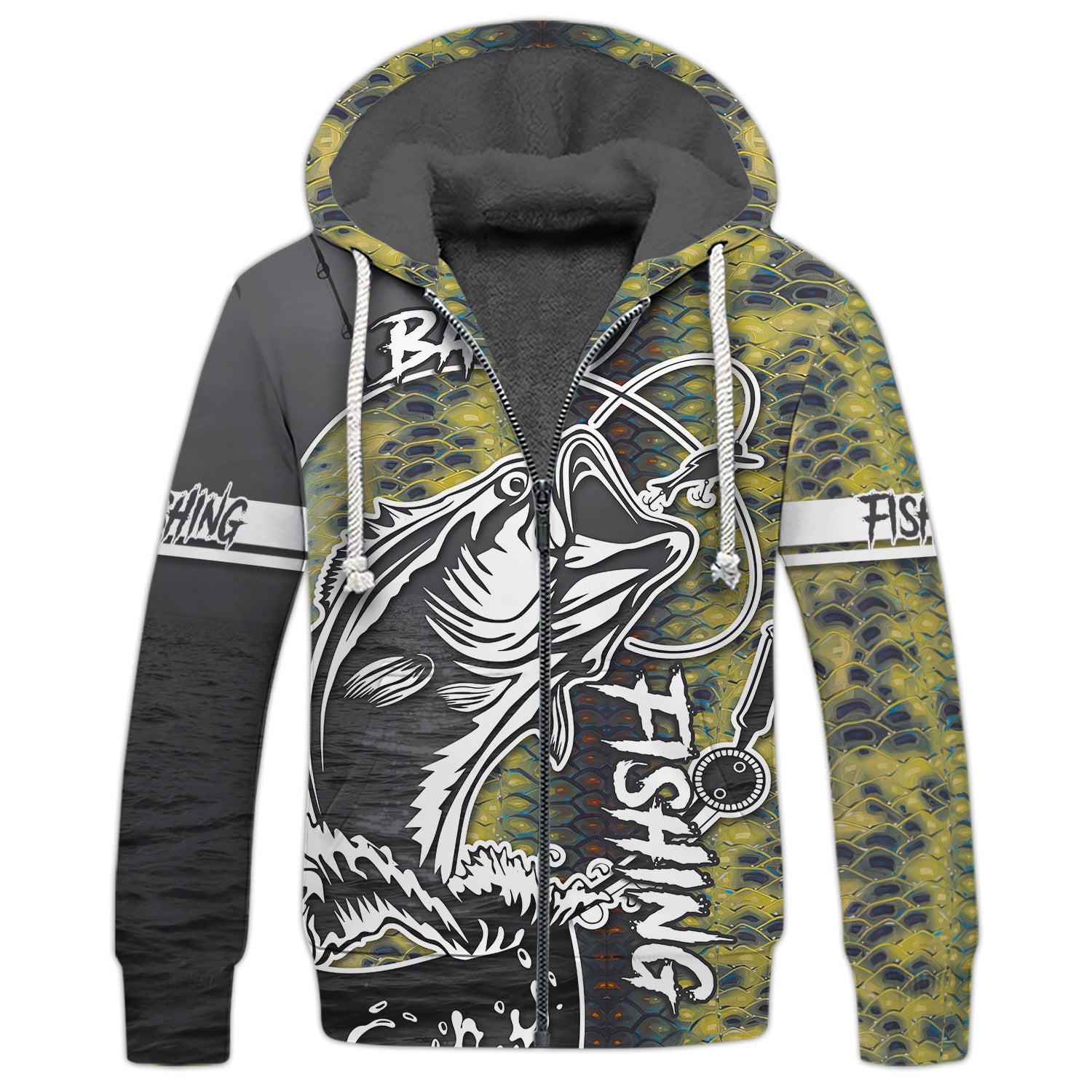 Bass Fishing 3D Printed Unisex Hoodie Tshirt