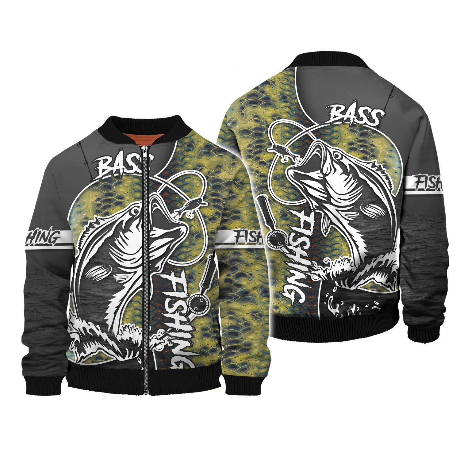 Bass Fishing 3D Printed Unisex Hoodie Tshirt