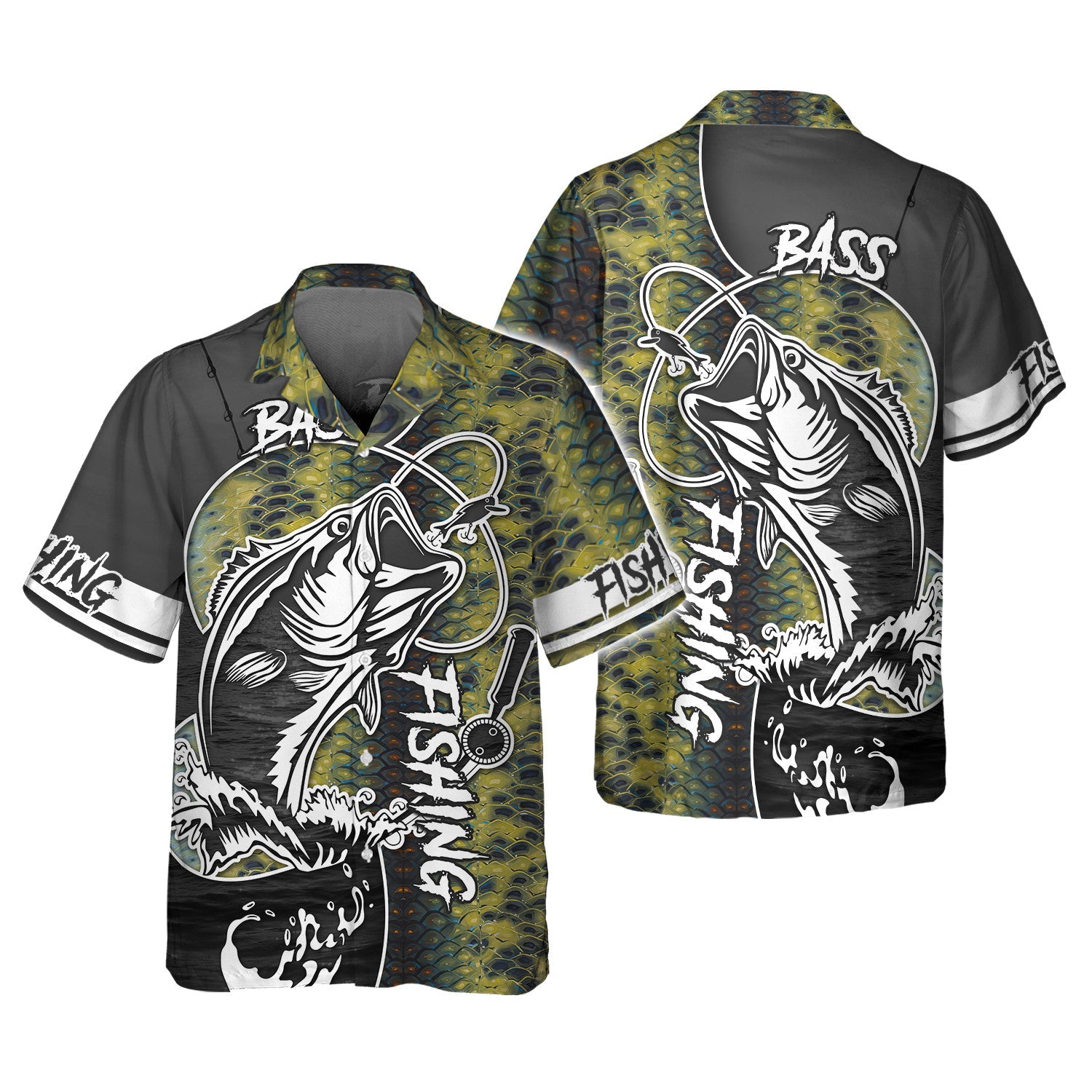 Bass Fishing 3D Printed Unisex Hoodie Tshirt