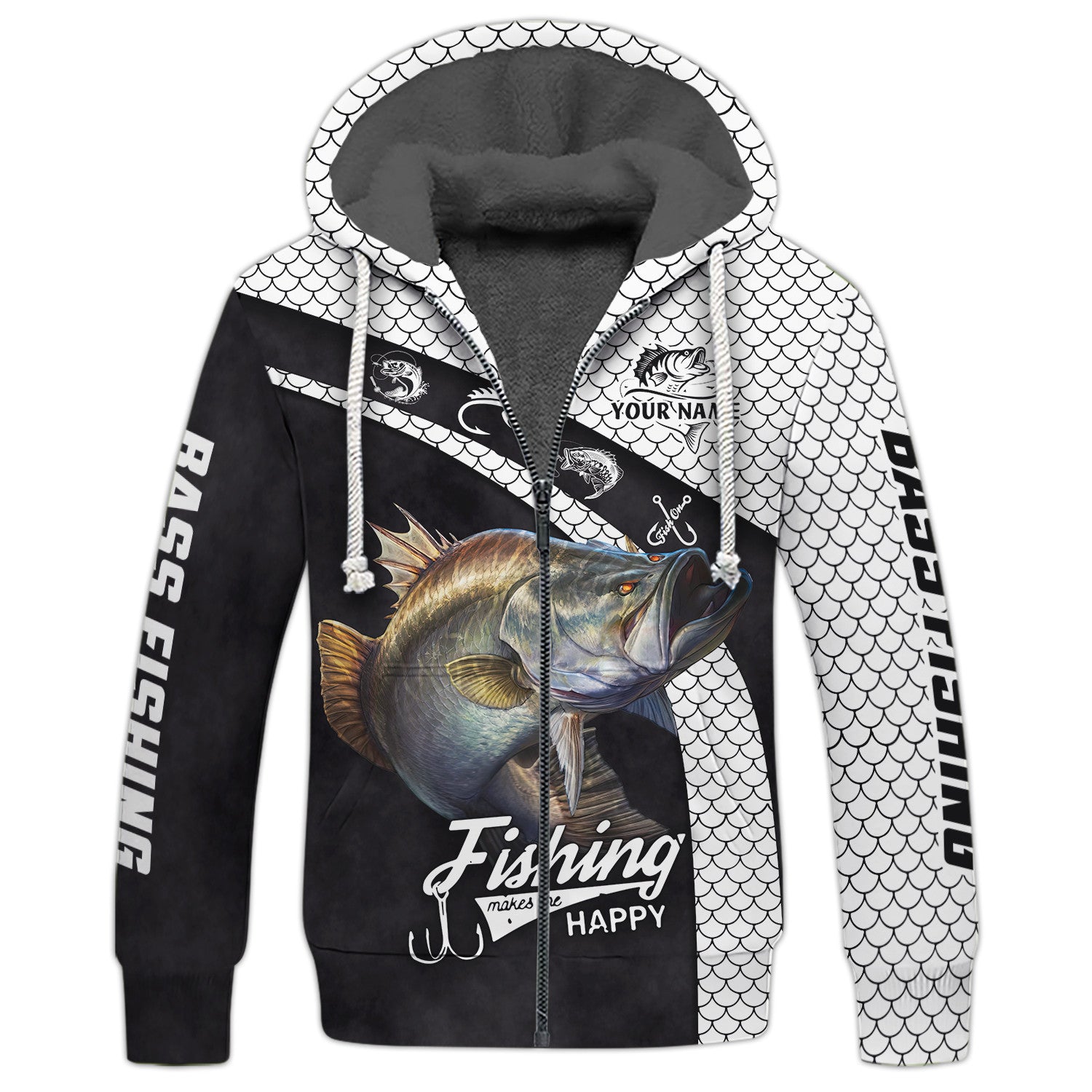 Fishing Shirt Bass Fishing 3D Full Print Fishing Lover Hoodie Tshirt