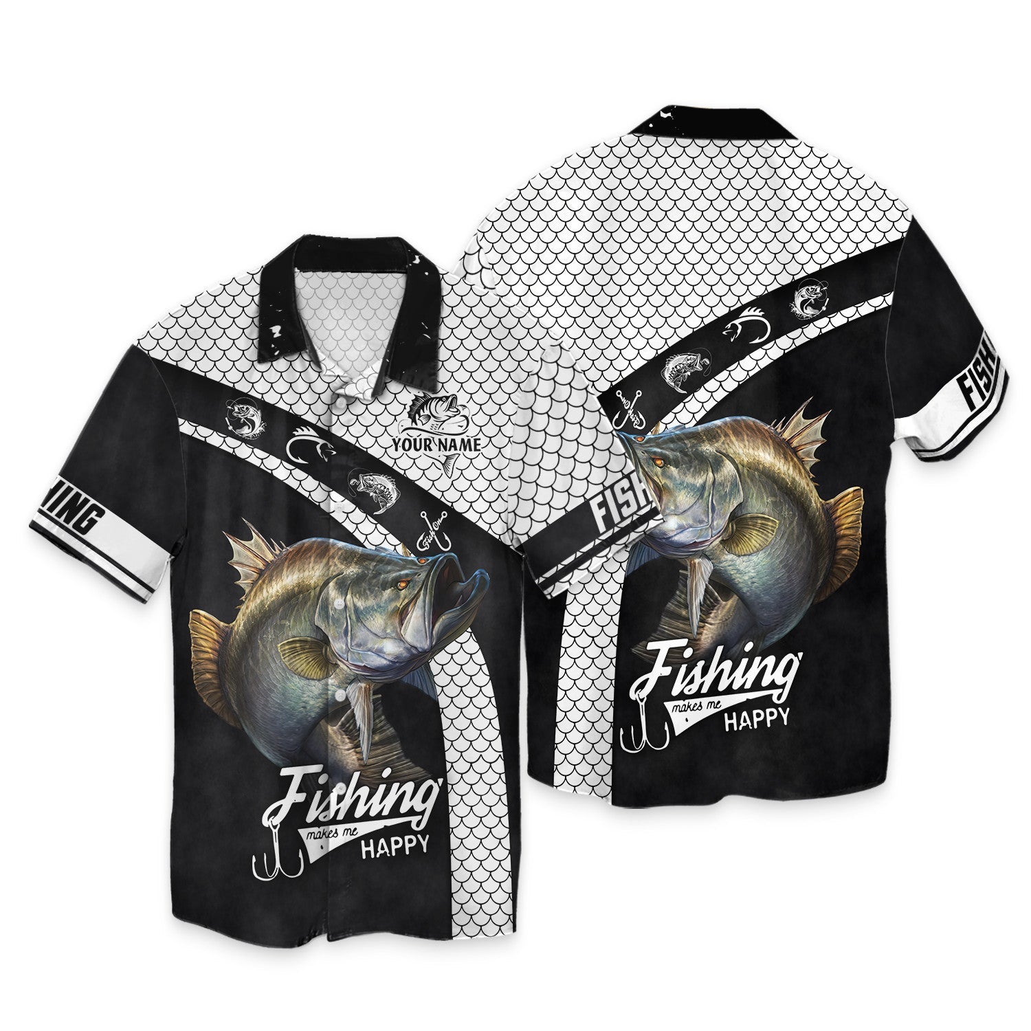 Fishing Shirt Bass Fishing 3D Full Print Fishing Lover Hoodie Tshirt