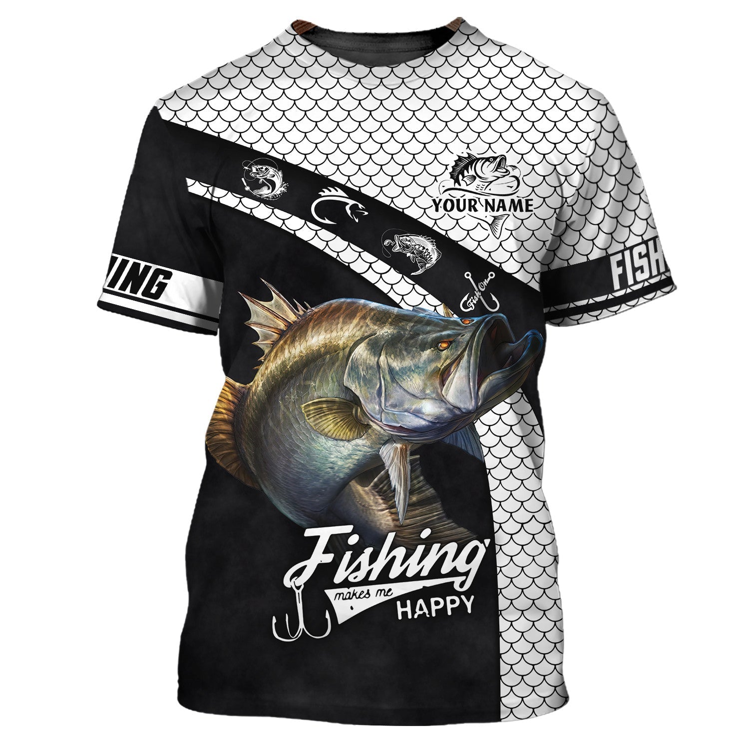 Fishing Shirt Bass Fishing 3D Full Print Fishing Lover Hoodie Tshirt
