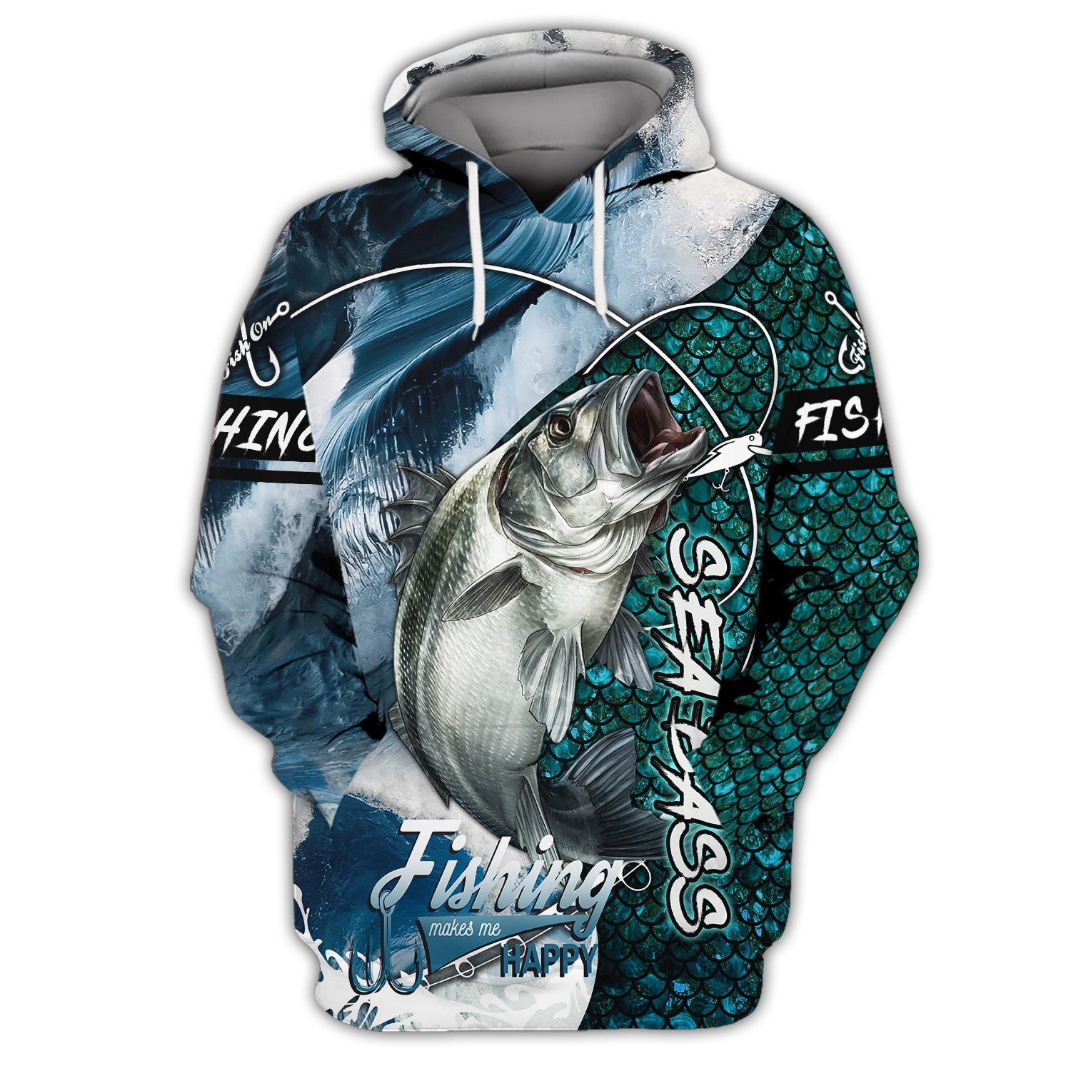 Fishing Shirt 3D Full Print Bass Fishing Hoodie Tshirt