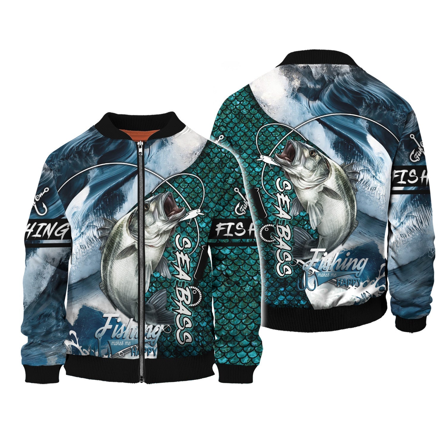Fishing Shirt 3D Full Print Bass Fishing Hoodie Tshirt