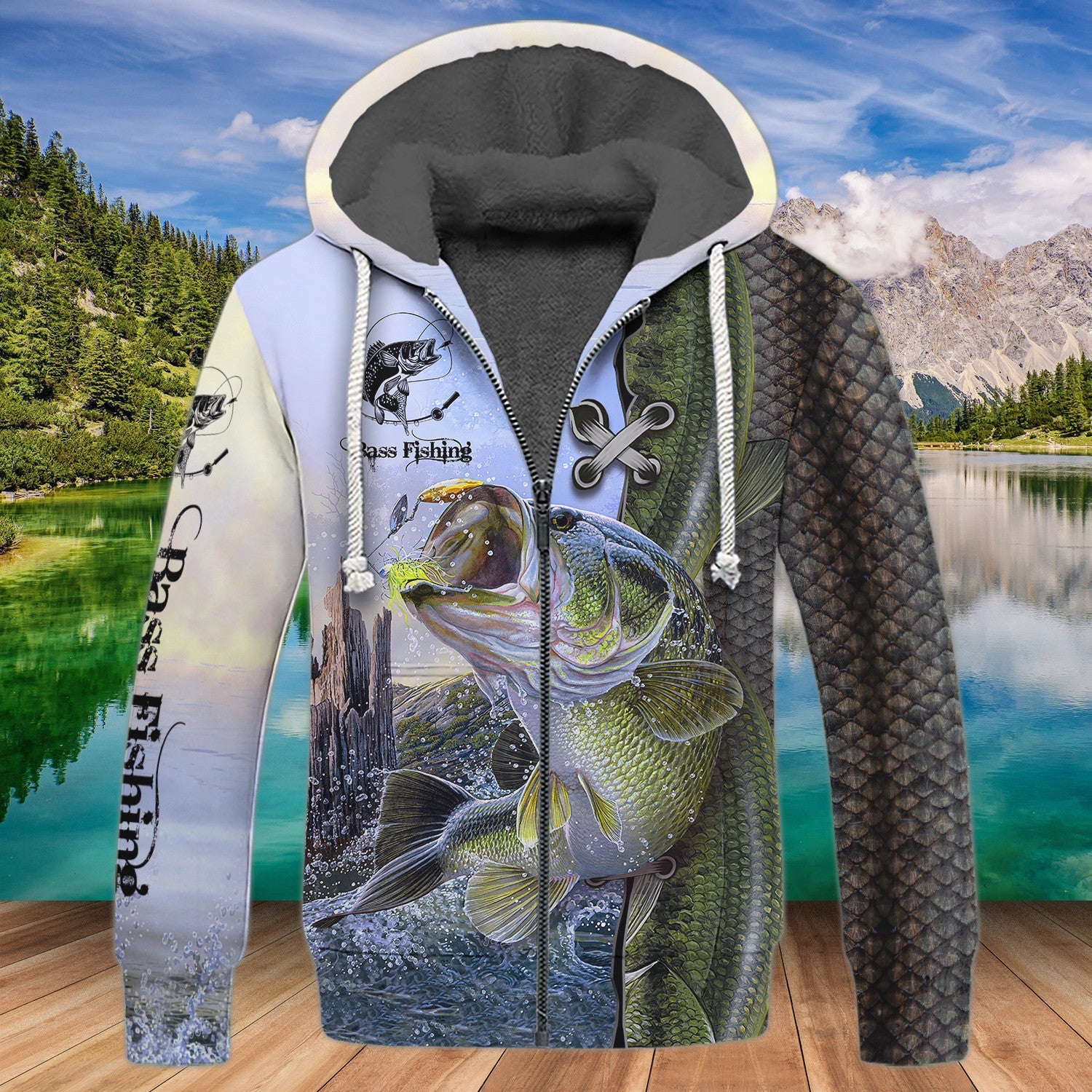 Bass Fishing 3D Full Print Shirts, Unique Design for Anglers, Perfect Gift for Bass Fishing Enthusiasts!