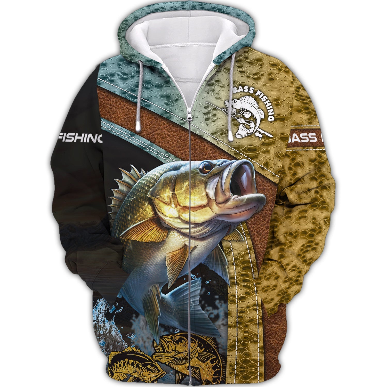 Bass Fishing 3D Hoodie Shirt For Men Hunting Life Hoodie Gifts