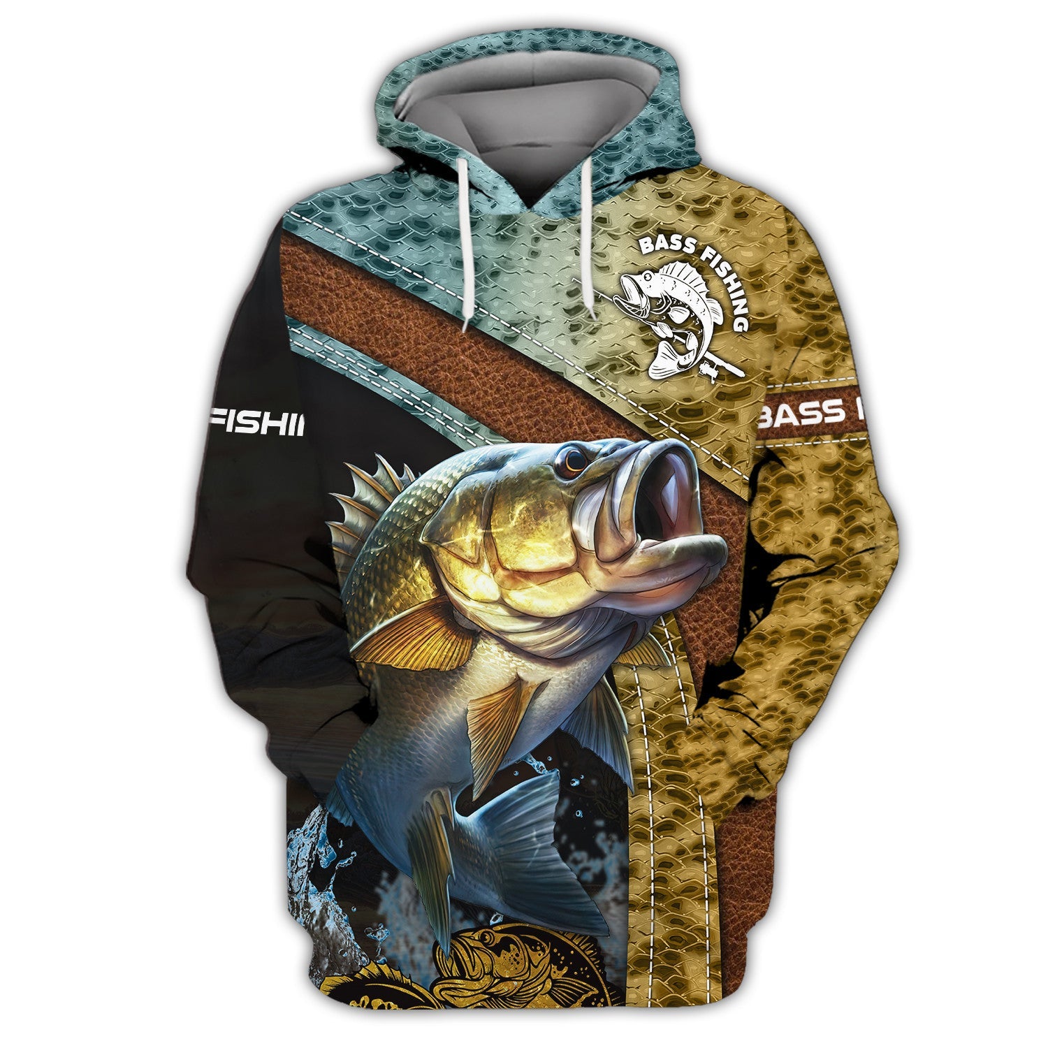 Bass Fishing 3D Hoodie Shirt For Men Hunting Life Hoodie Gifts