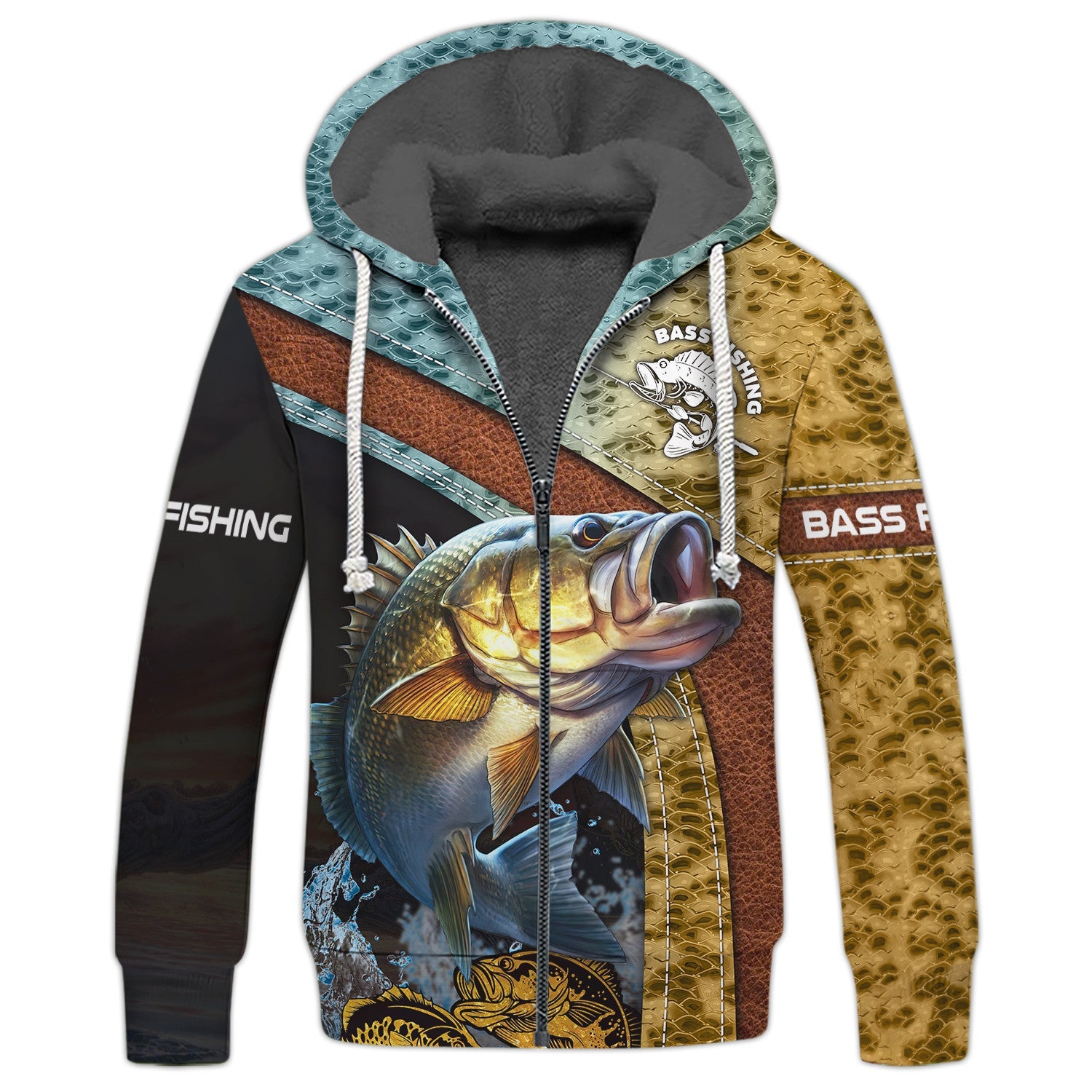 Bass Fishing 3D Hoodie Shirt For Men Hunting Life Hoodie Gifts