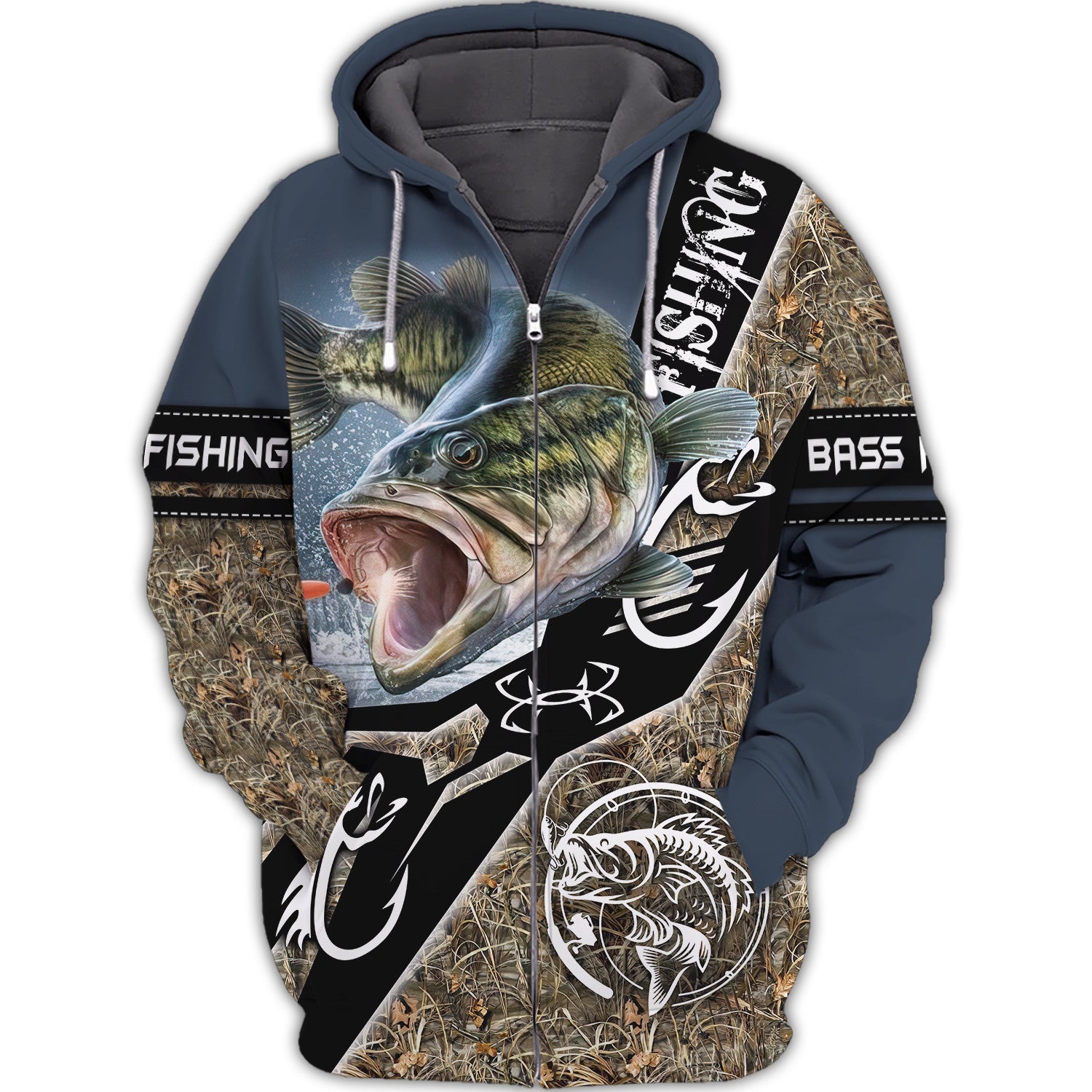 Bass Fishing 3D Shirts For Men and Women Hoodie Tshirt