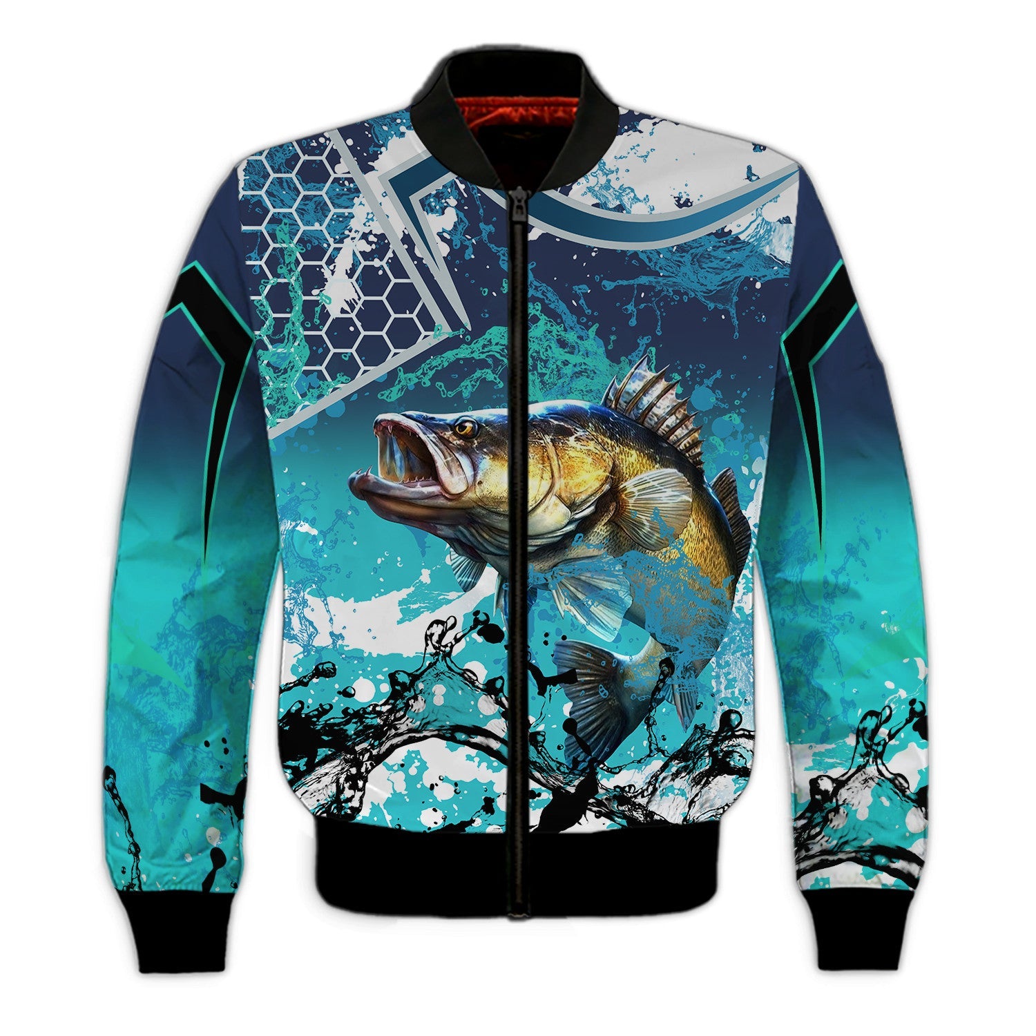 Bass Fishing Blue 3D Hoodie Shirt For Men Hunting Life Hoodie Gifts
