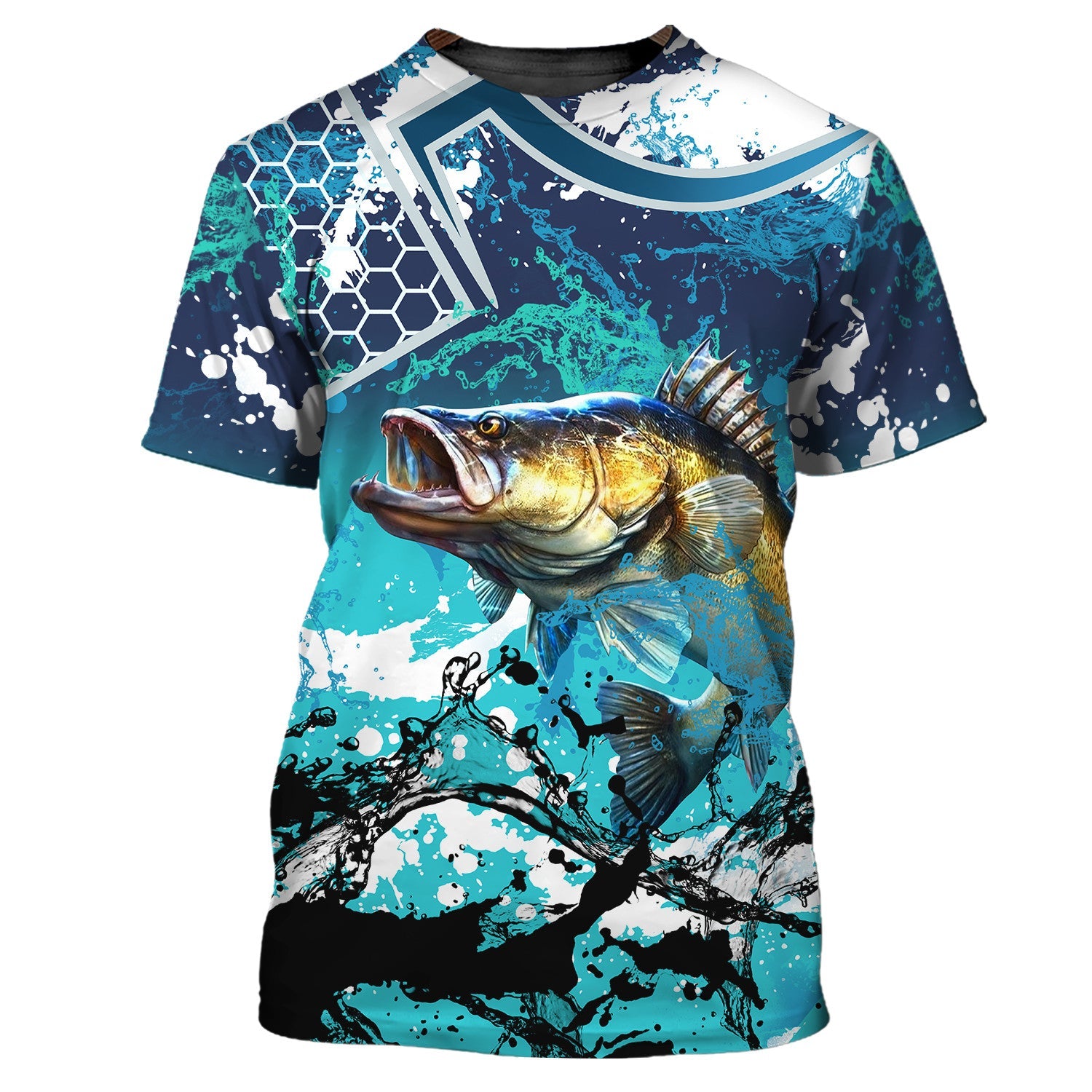 Bass Fishing Blue 3D Hoodie Shirt For Men Hunting Life Hoodie Gifts