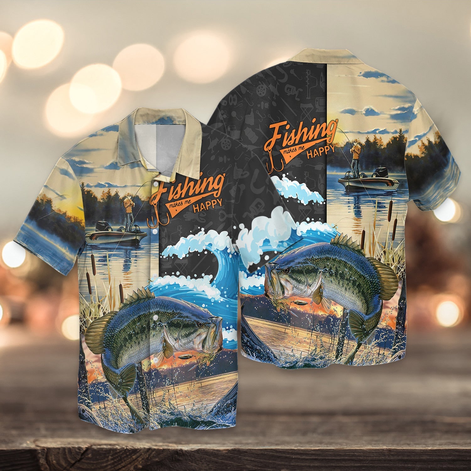 Bass Fishing 3D Full Print Shirts