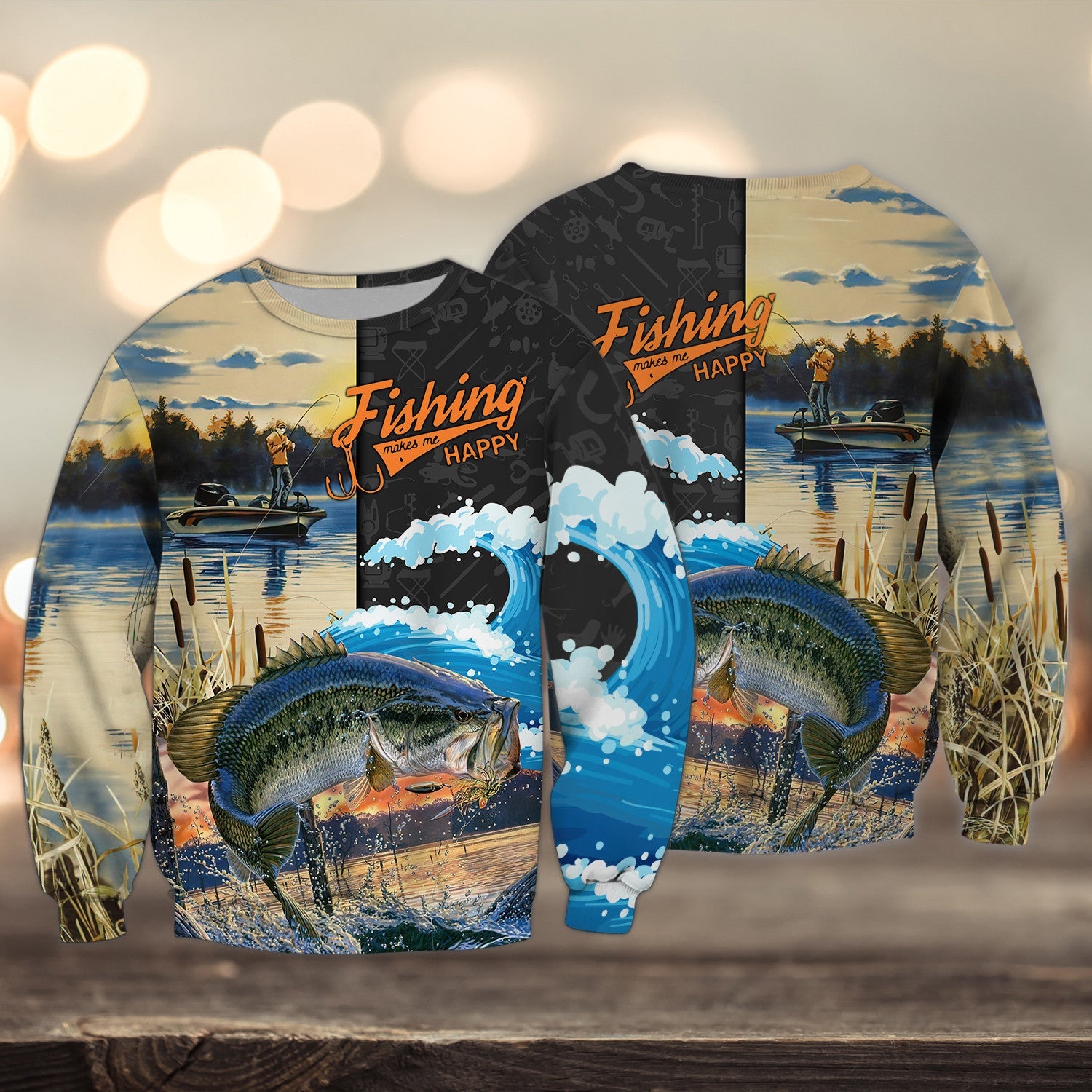 Bass Fishing 3D Full Print Shirts