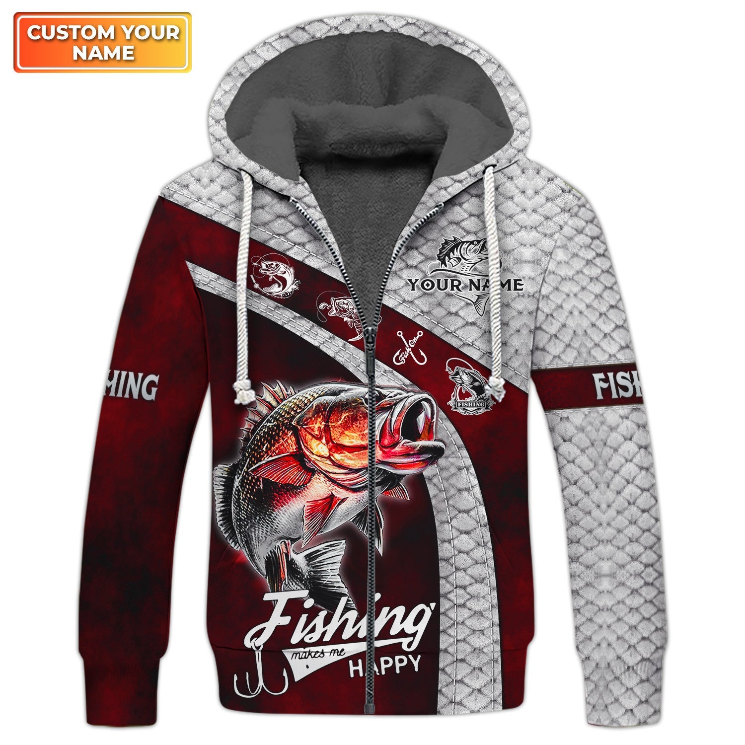 Custom 3D Bass Fishing 3D Full Print Shirts, Unique Design for Anglers, Perfect Gift for Bass Fishing Enthusiasts!