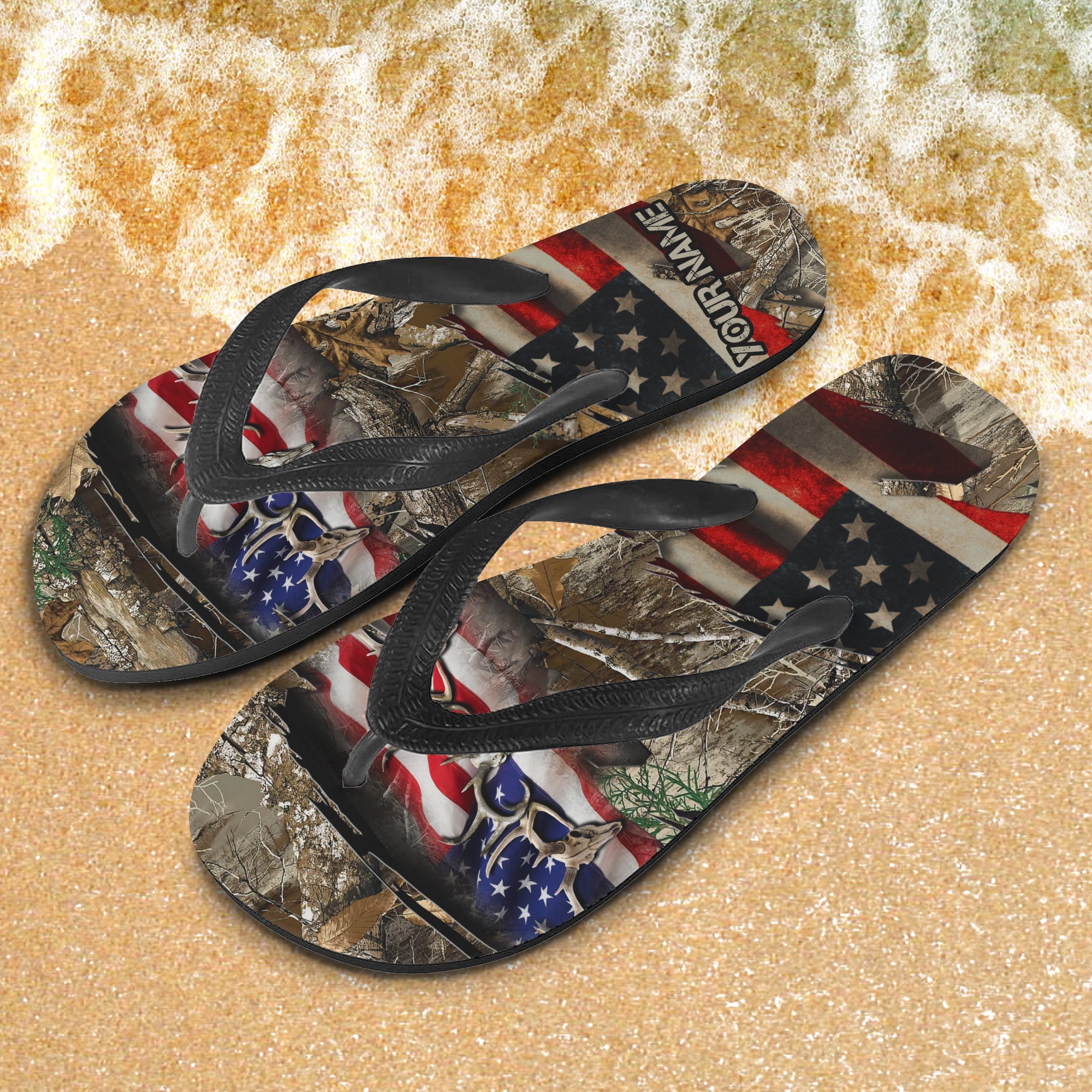 Custom Flip Flops - Hunting - Fuly 15