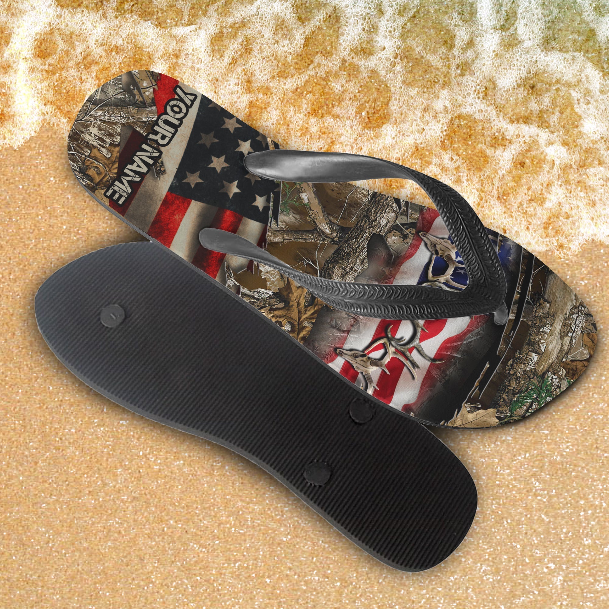 Custom Flip Flops - Hunting - Fuly 15