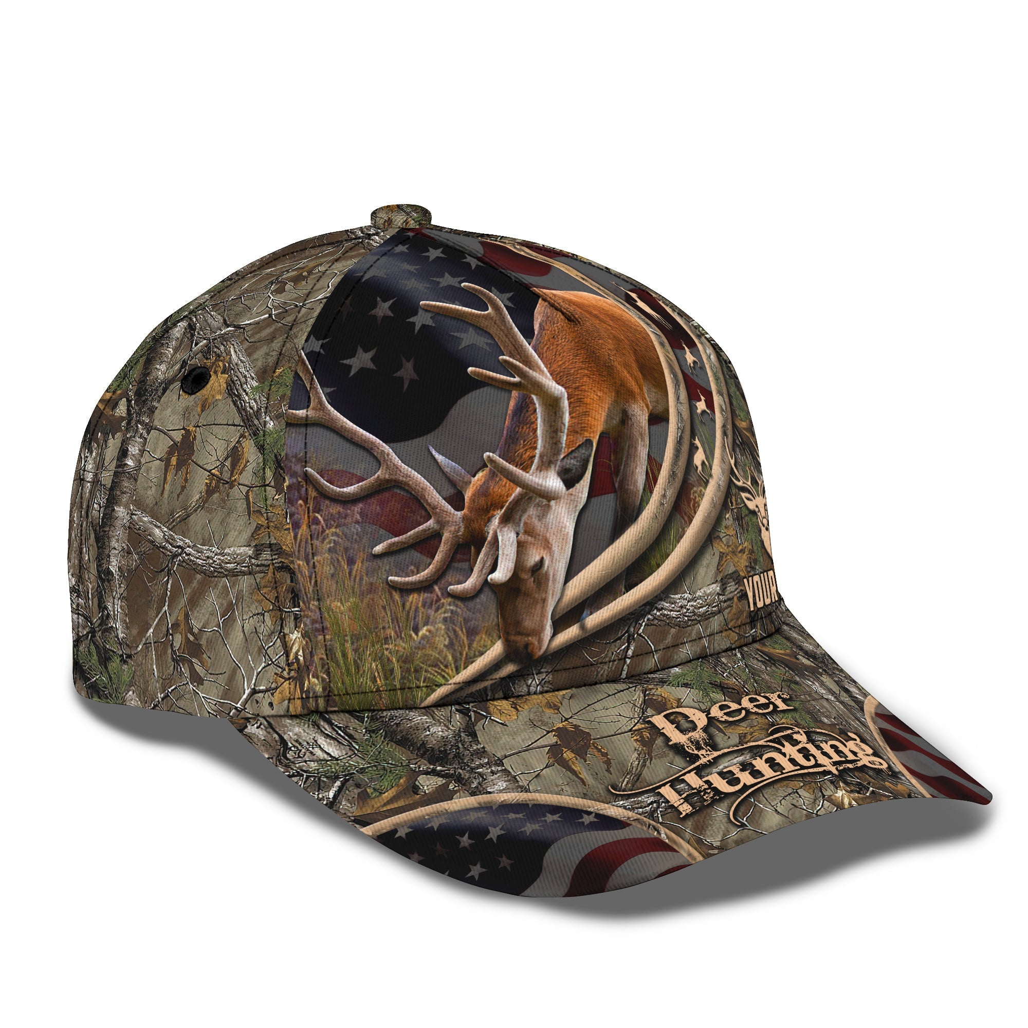 Deer Hunting Personalized Name Cap 70, Nvc97